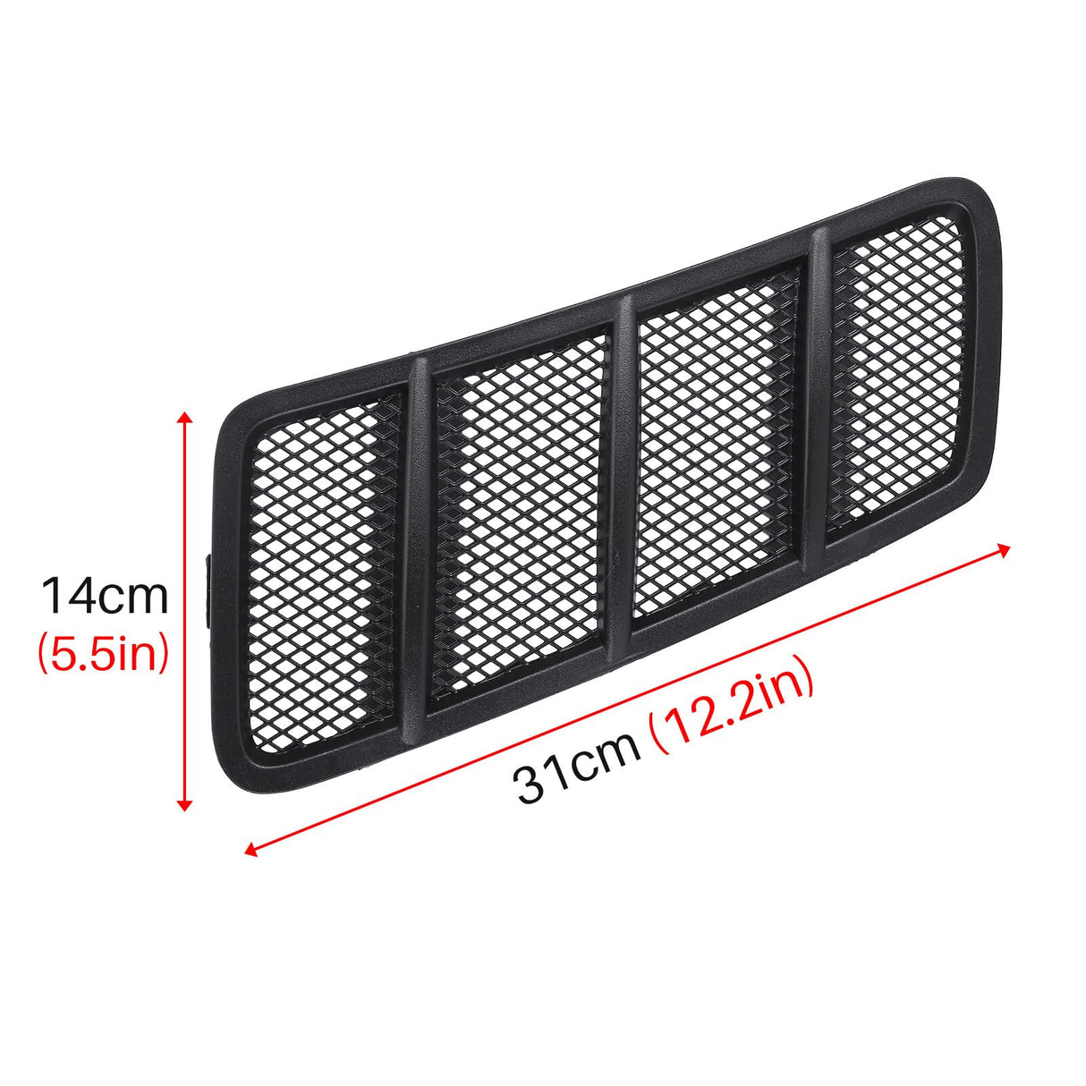 Pair Front Left & Right Hood Vent Air Grille Cover fits for Merce*des Benz W166 GL350 GL450 GL550 GL63 AMG 2013-2016 ML350 ML550 ML63 2012-2015 Hood Air Vent Grille Replaces 1668800105 1668800205