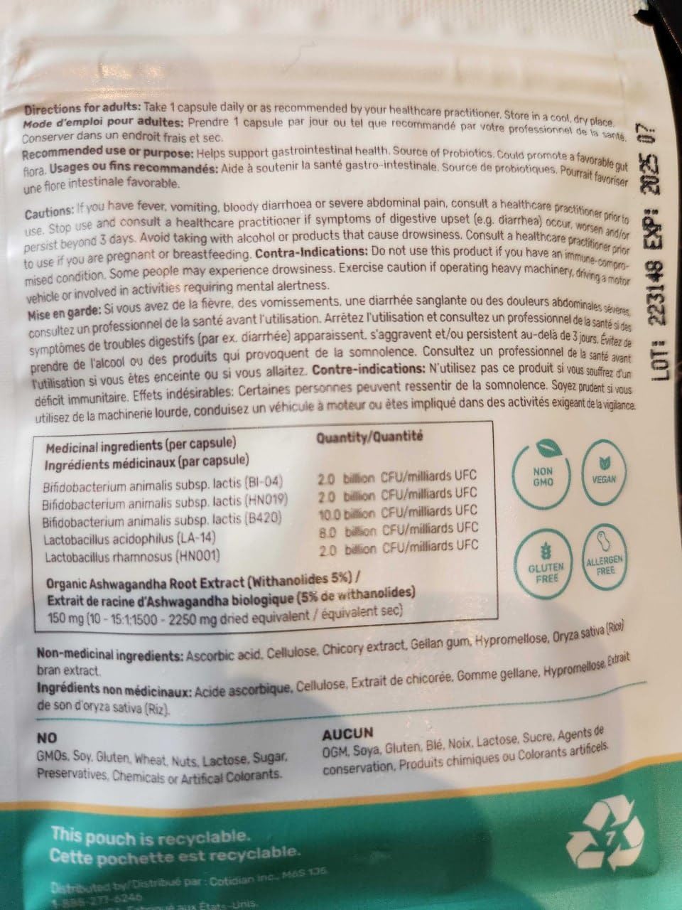 Routine Women's Daily Probiotics for Digestive and Feminine Health - 24 Billion CFU 30 Capsules - Dairy Free Organic Probiotics for Women