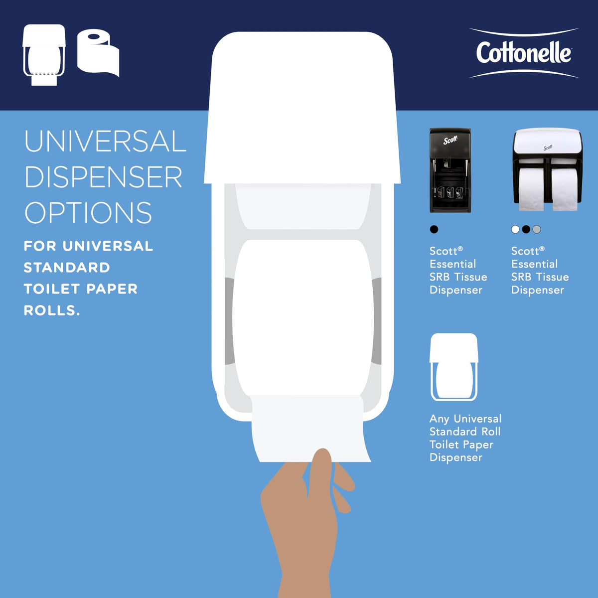 Cottonelle Professional Standard Roll Toilet Paper, Bulk, 60 Rolls (17713)
