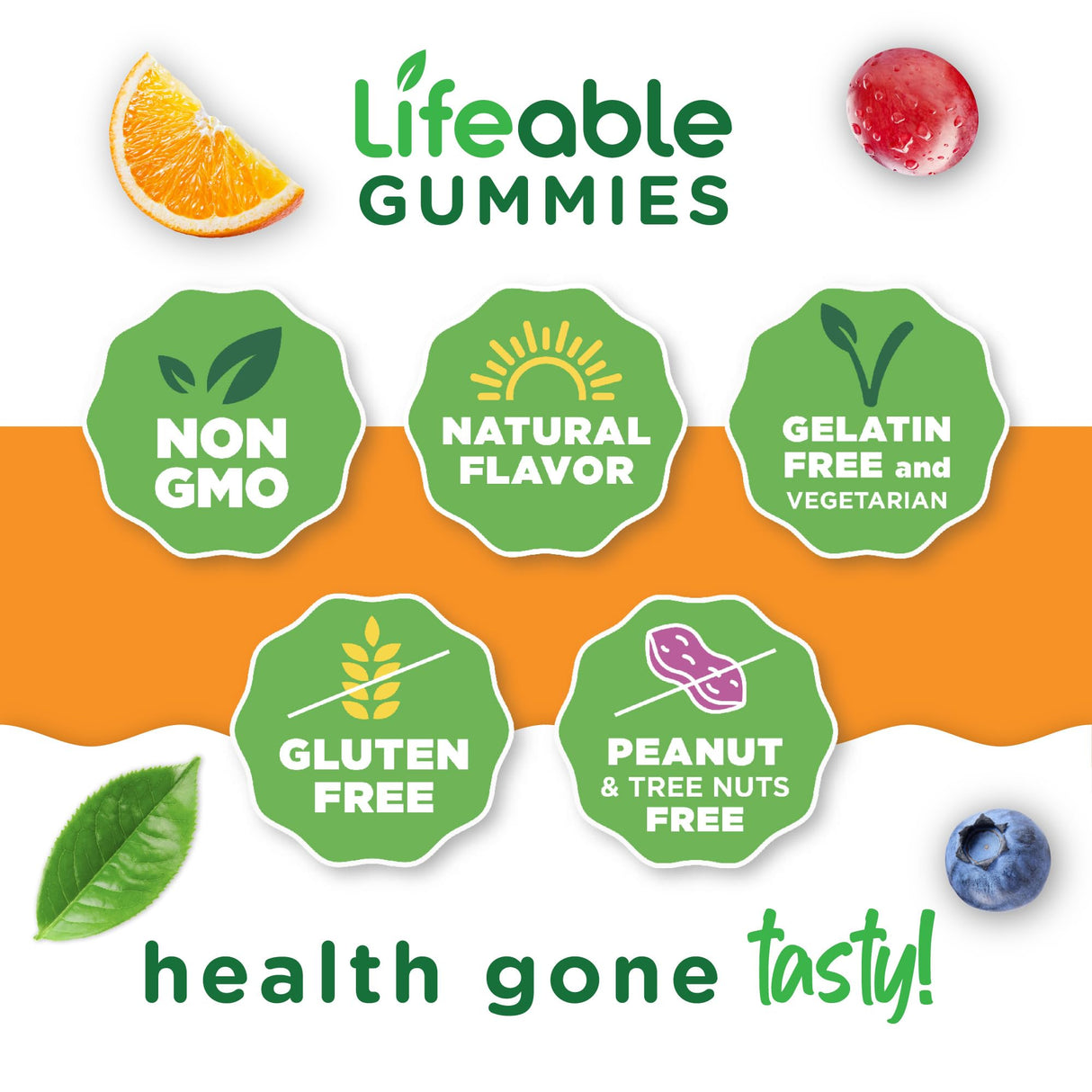 Lifeable Moringa Gummies for Adults | 4000mg Moringa Extract | Great Tasting Moringa Supplement | Antioxidant Superfood for Men Women | 60 Gummies