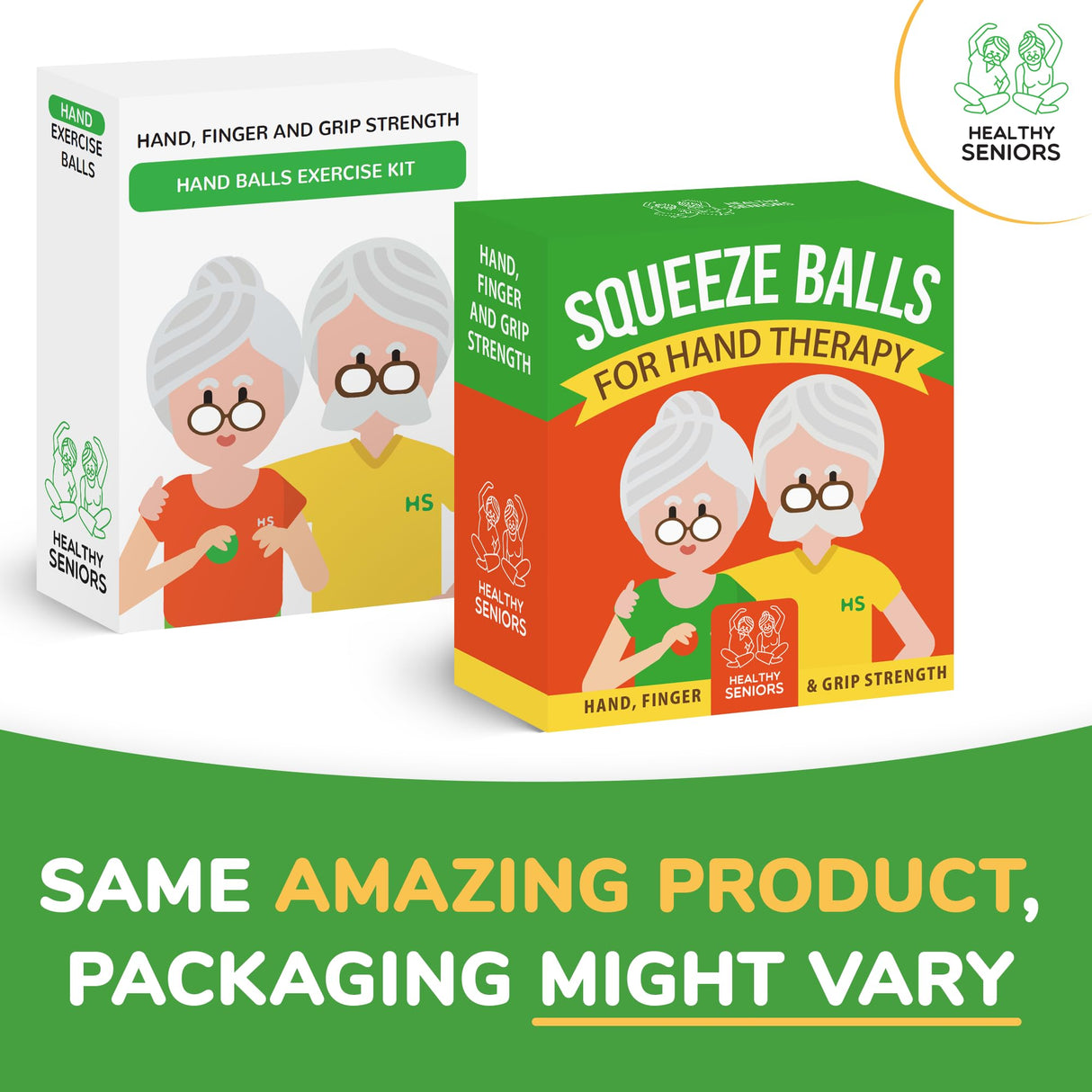 Squeeze Balls for Hand Therapy - Set of 4-Hand Exercise Balls for Arthritis & Carpal Tunnel - Strengthens Wrist & Fingers - Premium Stress Ball for Adults Therapy with a Complete Guide Book