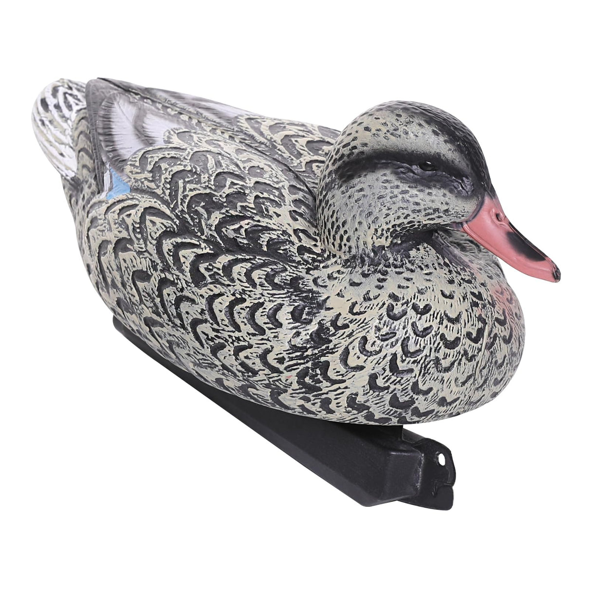 Cifavor 5 PCS Floating Mallard Duck Bait Set -2 Adult 3 Ducklings, Realistic Resin Floating Duck Bait Home Pack, Mallard Duck Bait Yard Pond Décor