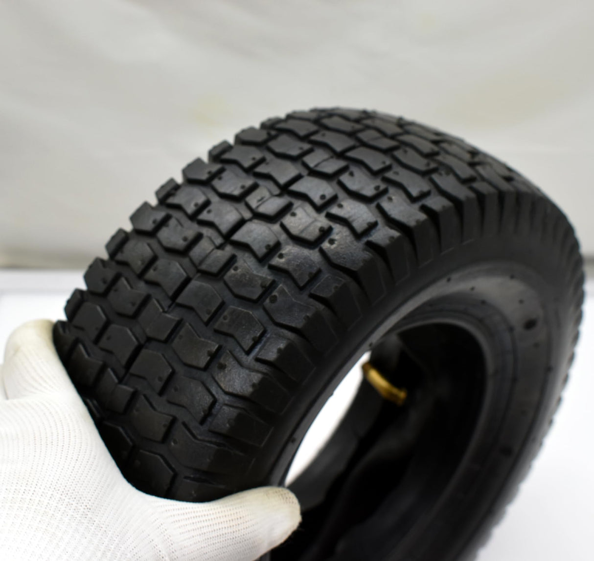 QsEzDo 13x 5.00-6 Tire and Inner Tube (1 Set) by Air Filled, 4PR and max 35 PIS (2BAR), Fits 6-Inch Rim, work for Wheelbarrow Hand Truck Tool Cart Garden Carts. (13x5.00-6 Tire and Tube TR87)