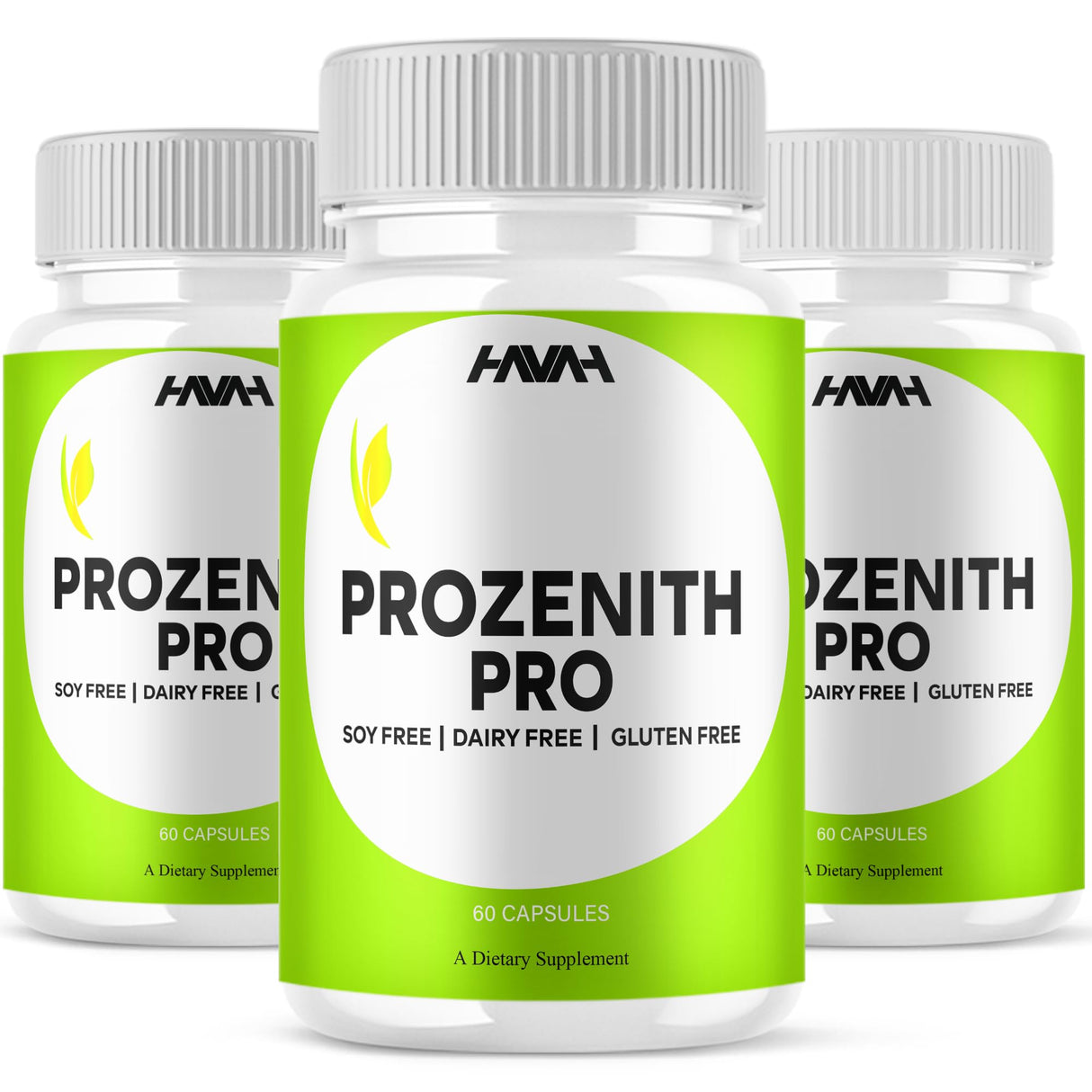 (3 Pack) Prozenith Pro Pills Prozenith Capsules, Prozenith Maximum Strength Overall Wellness Pink Salt Support Supplement Men Women, Prozeniths Premium Dietary Health Support Formula (180 Capsules)