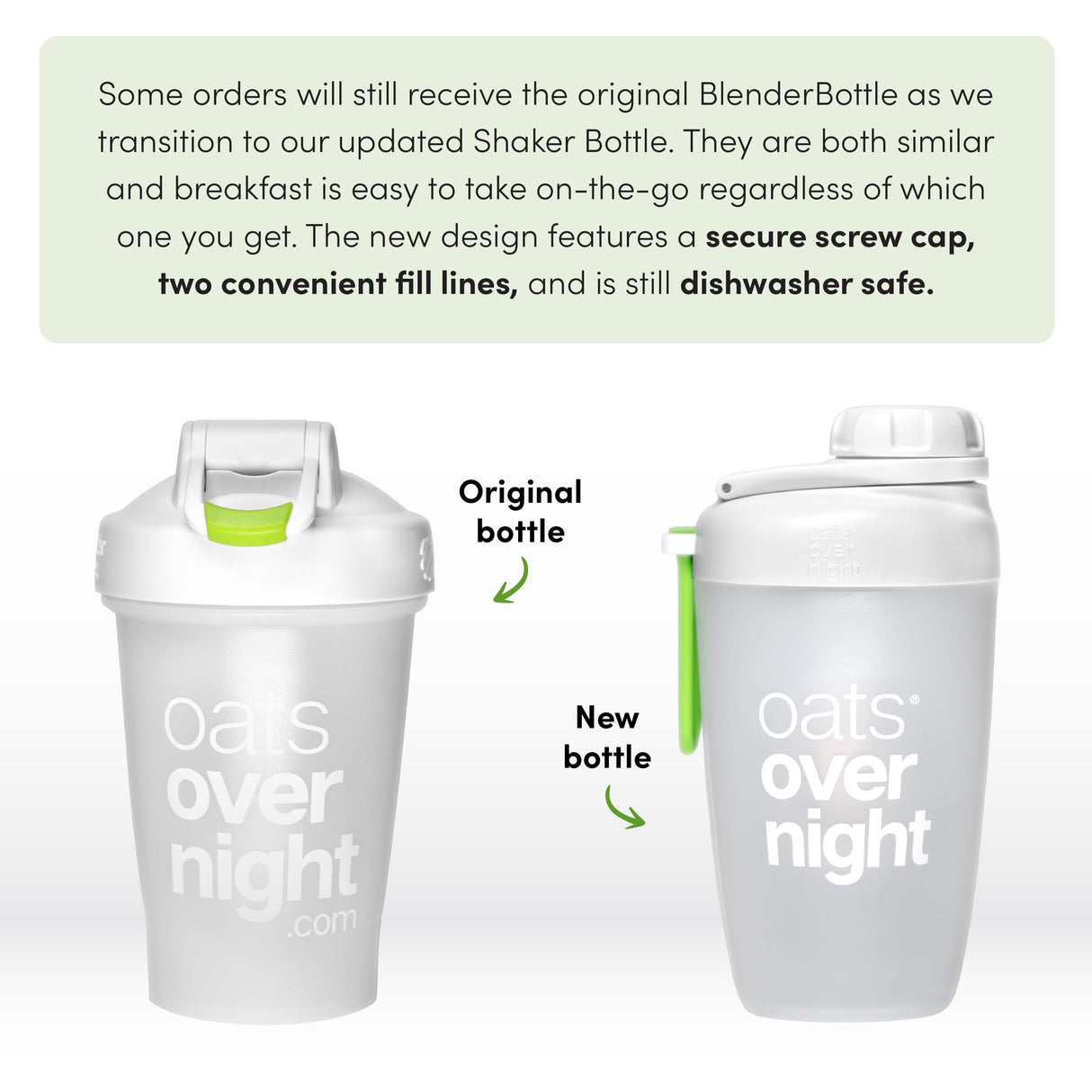 Oats Overnight Ultimate Variety Pack - High Protein, 5g Fiber Breakfast Protein Shake, Gluten Free Oatmeal, Non GMO Oatmeal - Green Apple Cinnamon, Coconut Cream Pie & More (16 Pack + Shaker Bottle)