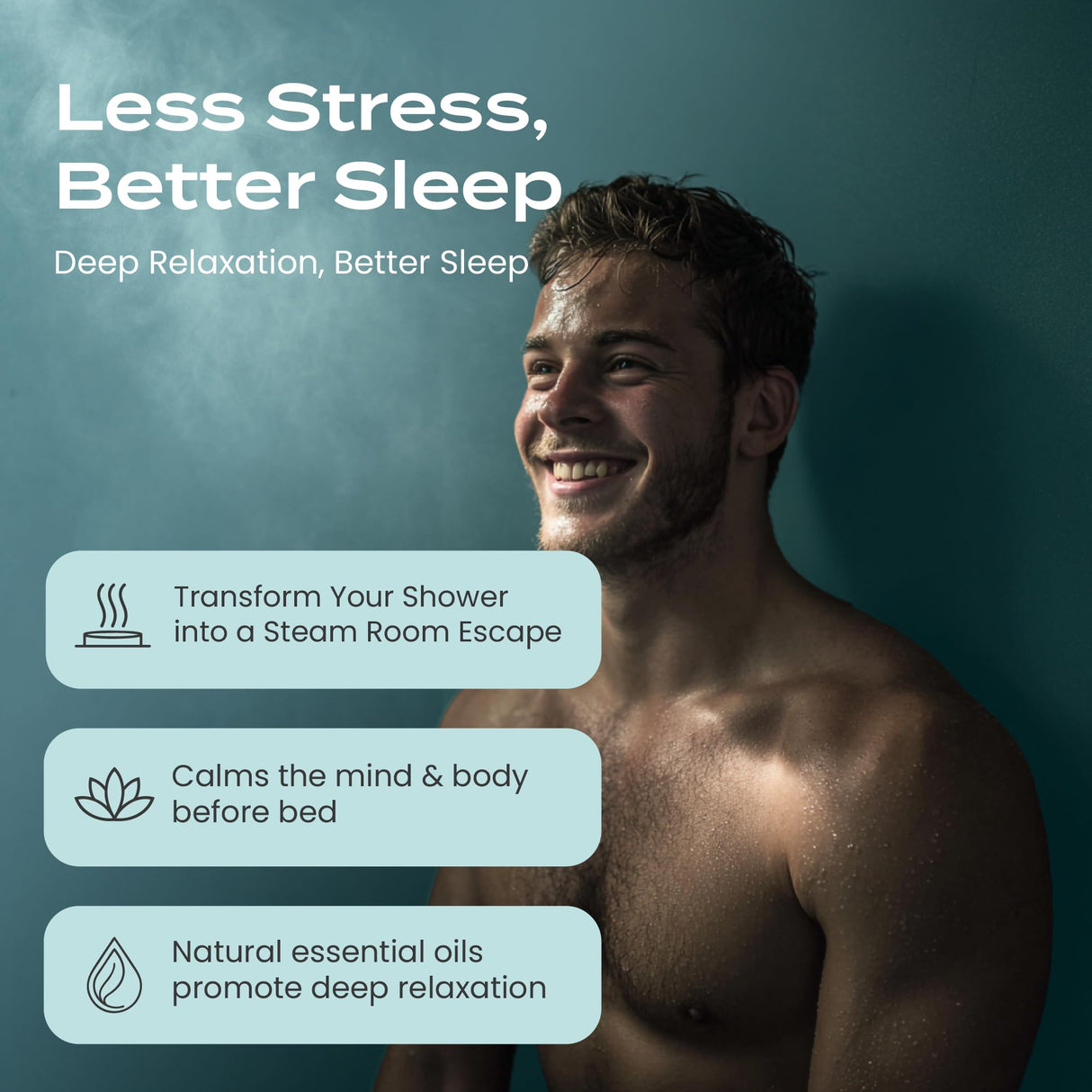 Body Restore Shower Steamers Aromatherapy 15 Pack - Christmas Stocking Stuffers for Men, Birthday Gifts for Women, White Elephant, Relaxation, Self Care - Eucalyptus