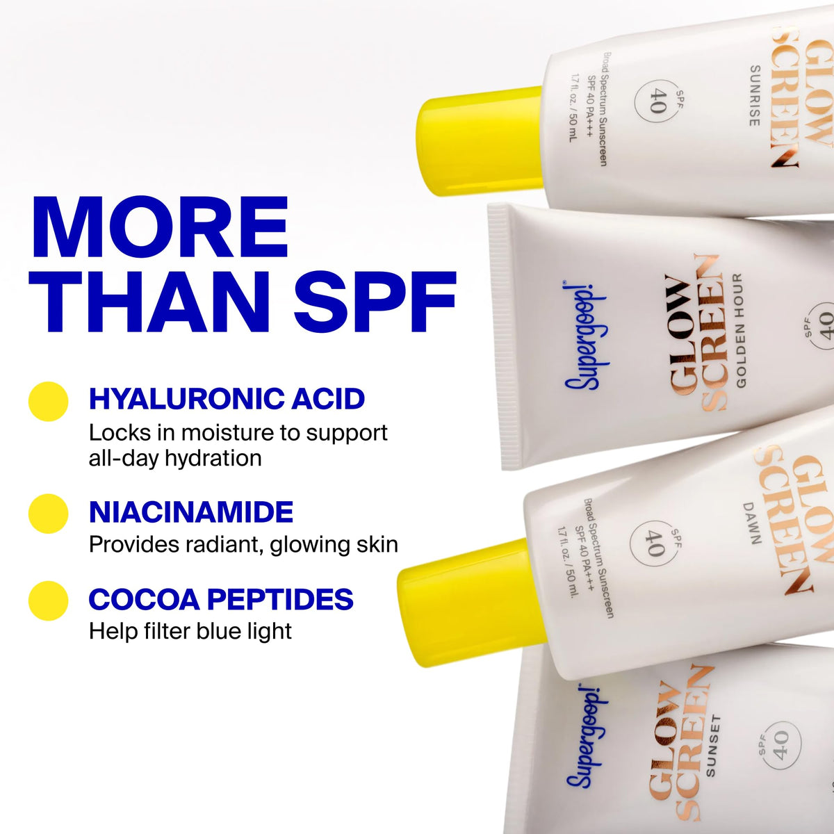 Supergoop! Glowscreen SPF 40 Tinted Sunscreen + Primer 1.7 oz, Sunrise