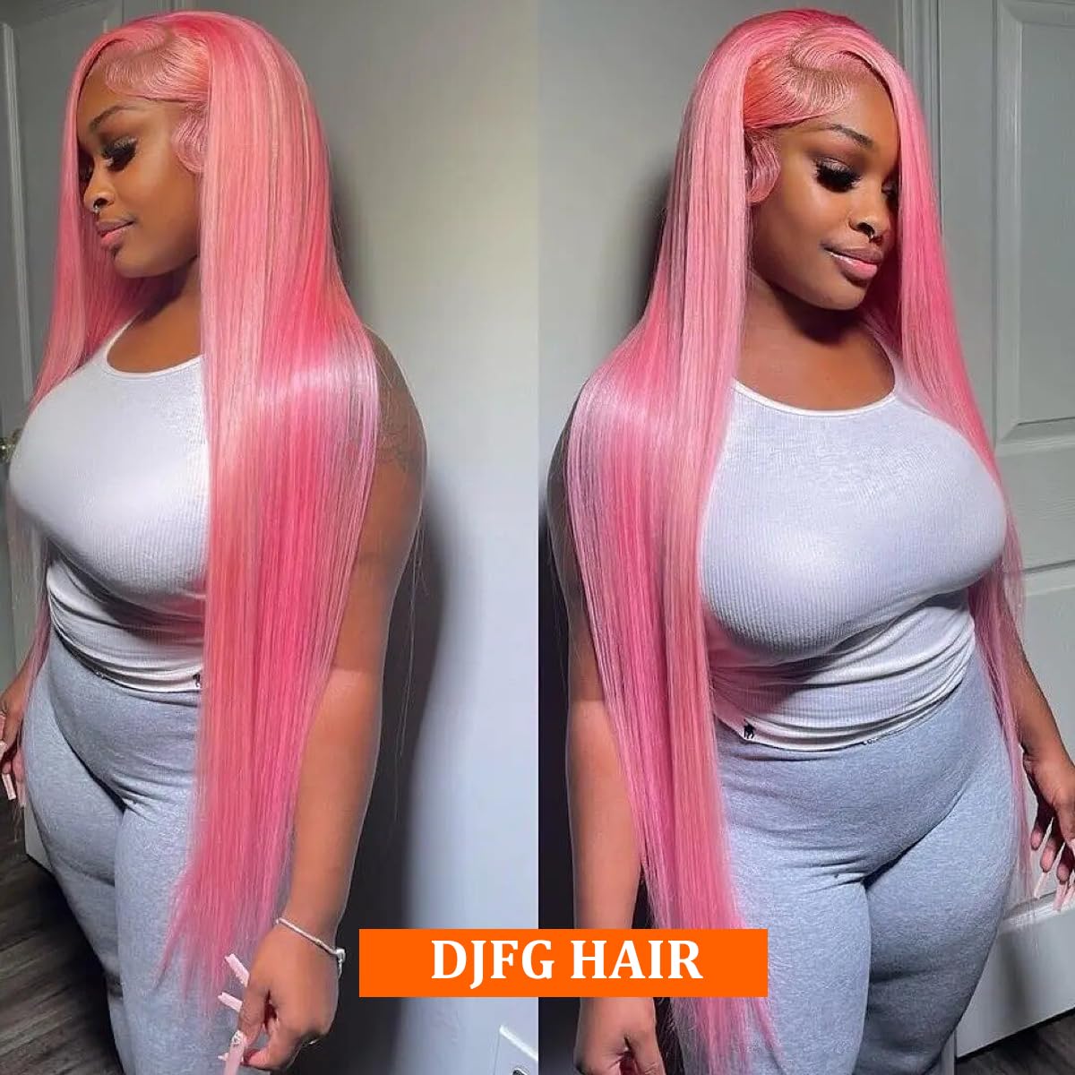 DJFG 613 Lace Front Wig Human Hair 30 Inch Blonde Wig Human Hair 613 13x6 Lace Front Wig Human Hair 200 Density Blonde Lace Front Wigs Human Hair Pre Plucked HD Lace Frontal Wig Straight Glueless