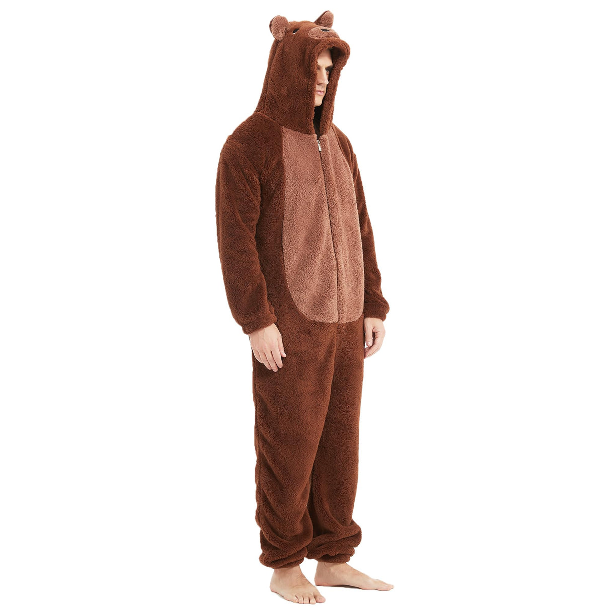 III HHONS Bear Onesie Animal Women/Men Adult Costume Cosplay Pajamas Onesies Christmas for Halloween