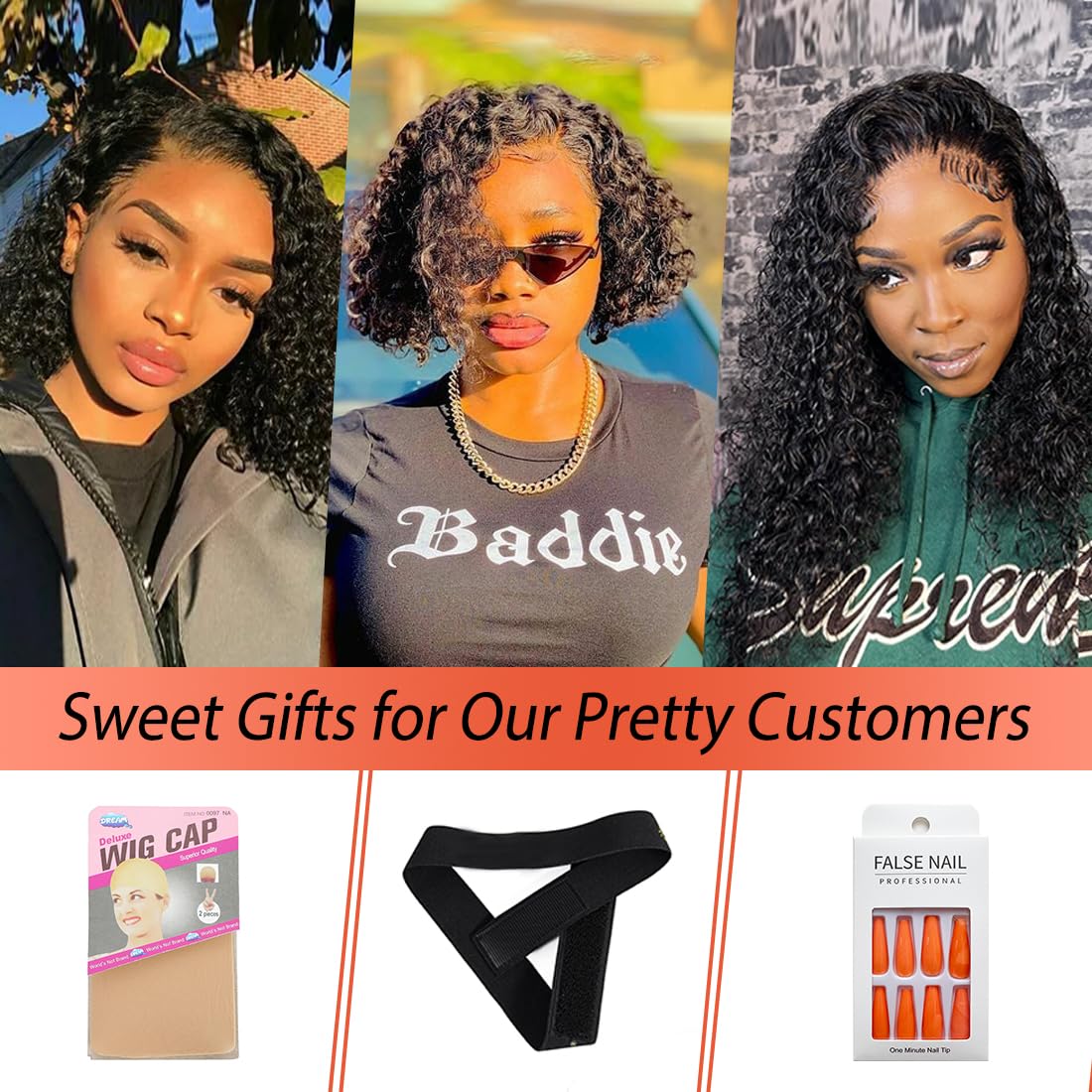 Besurina Curly Bob Wig Human Hair 14 Inch Glueless 13x4 Lace Front Wigs Pre Plucked for Black Women 180% Density Mongolian HD Kinky Curly Bob Lace Frontal Wigs Wet and Wave