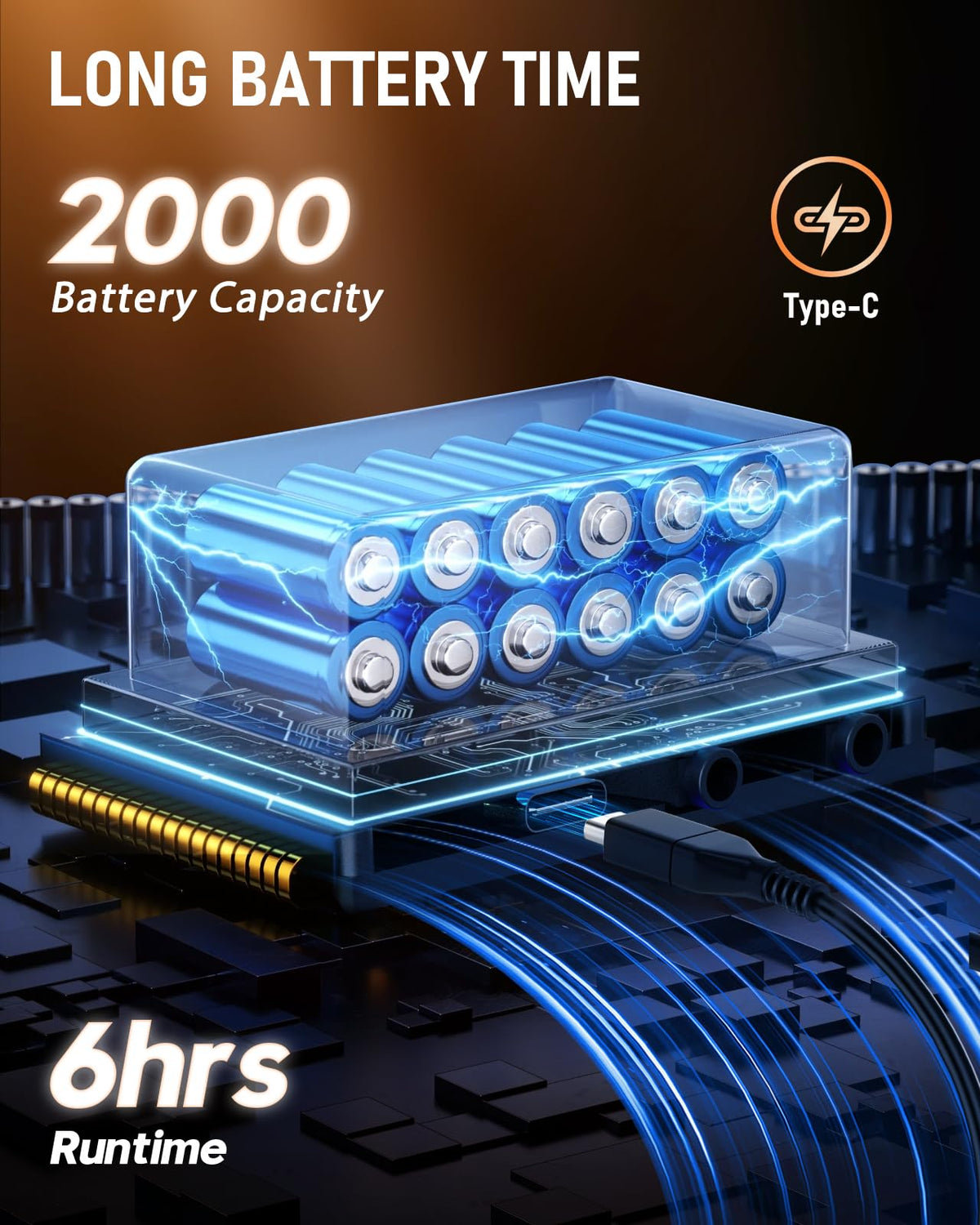 10W Mini Guitar Amp,Rechargeable Electric Guitar Amplifier