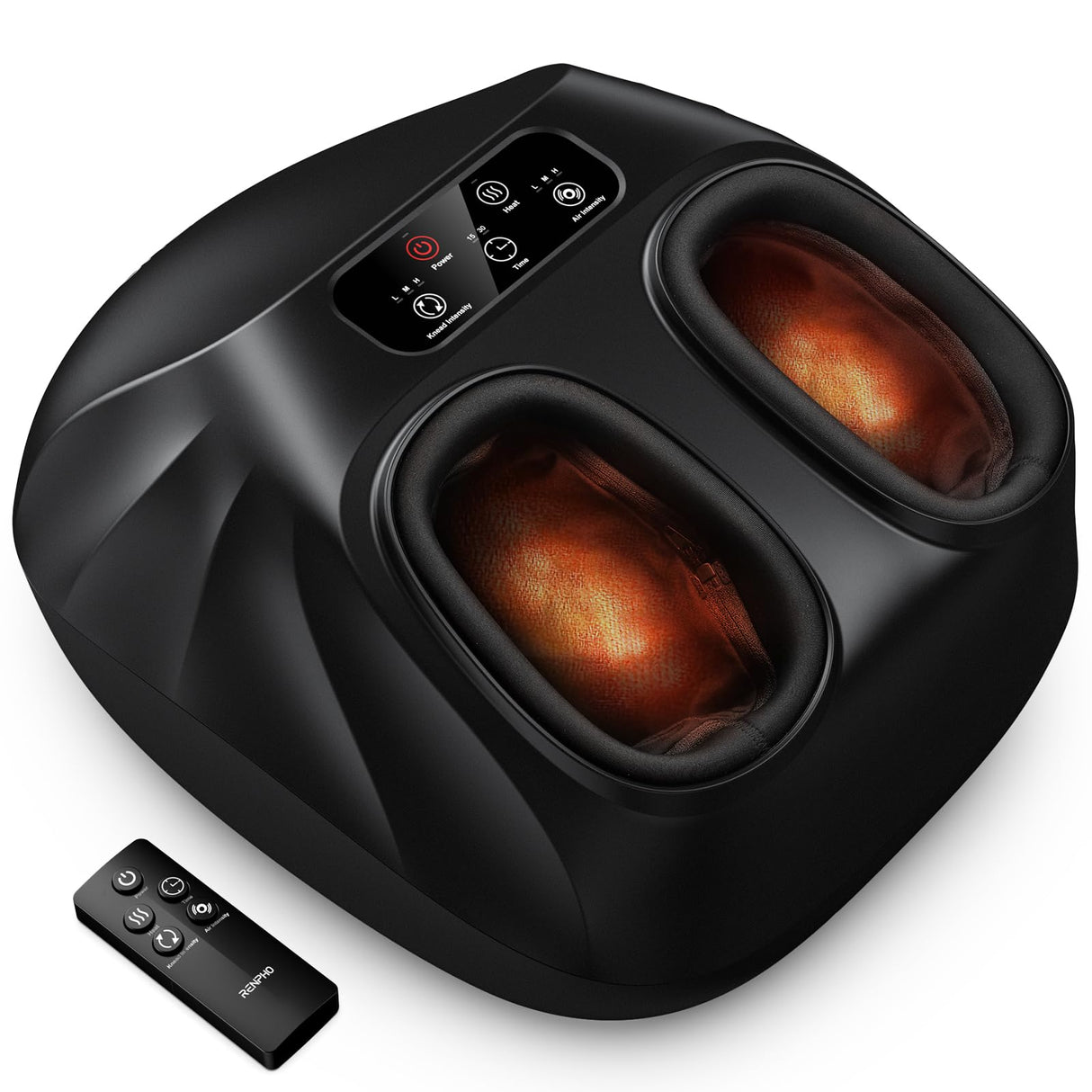 RENPHO 2025 Full Foot Massager, FSA HSA Eligible, Deep Kneading Foot Massager for Neuropathy, Plantar Fasciitis, True Feet Massage, Wireless Control, HSA Store Eligible Items, Up to Size 14