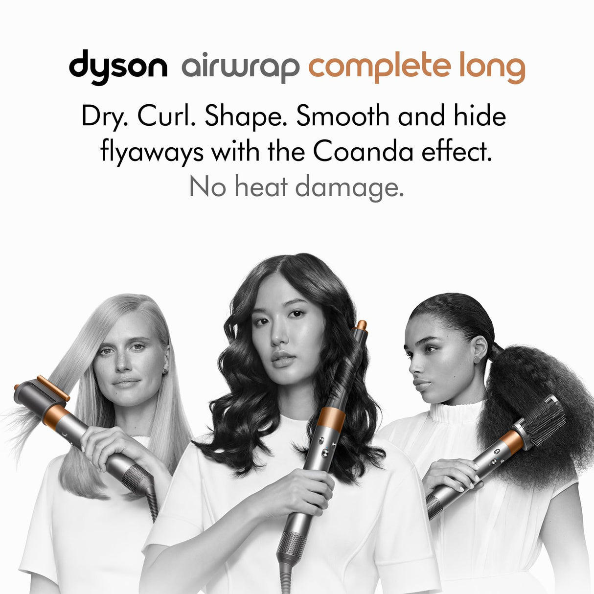 Dyson Airwrap™ Multi-Styler Complete Long, Nickel/Copper