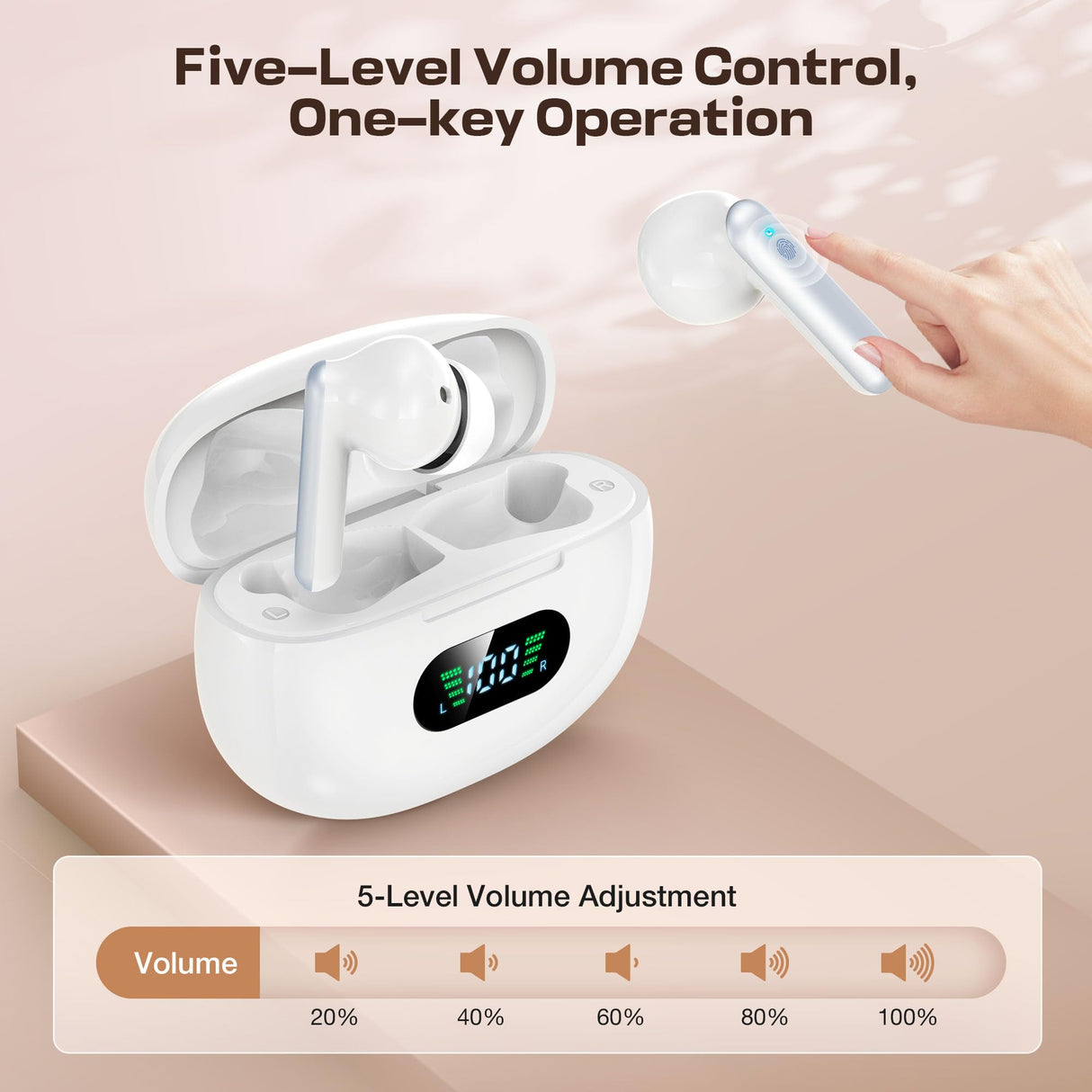 Hearing Aids for Seniors, Rechargeable Hearing Aids with Bluetooth, Hearing Amplifier for the Hearing Loss, Hearing Your Voice