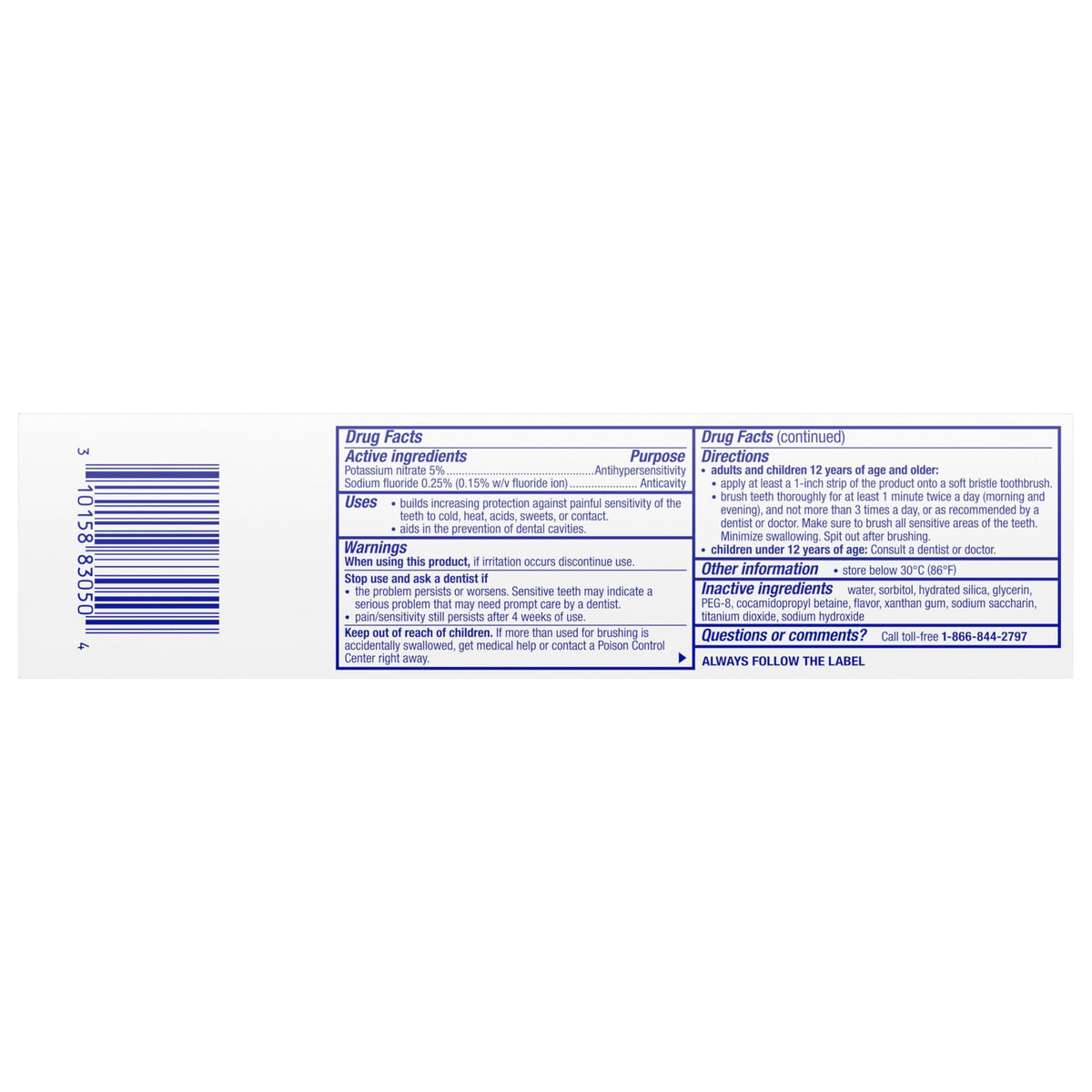 Sensodyne Pronamel Daily Protection Enamel Toothpaste, 4 oz (Pack of 3)