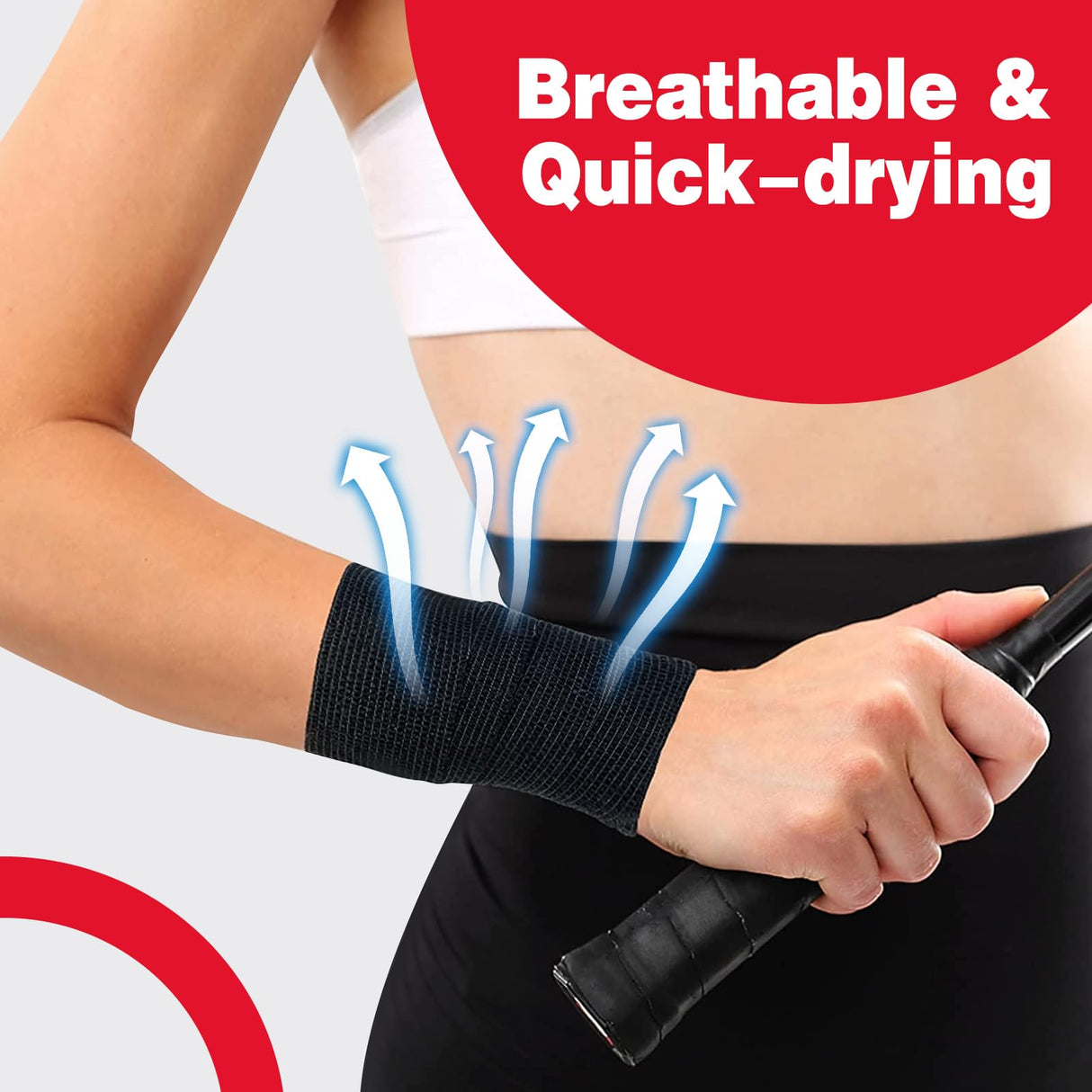 AZEN 40 Pack Self Adhesive Bandage Wrap Black, 2" X 5 Yards Black Athletic Tape, Vet Wrap, Tattoo Grip Tape Wrap,Ankle Tape, Cohesive Bandage Wrap