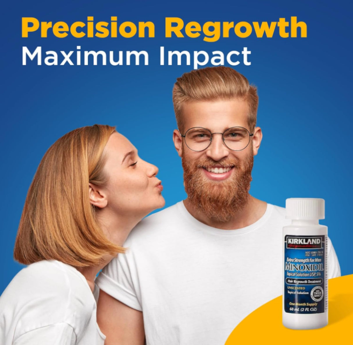 Kirkland Minoxidil 5% - 12 Month Supply for Men with General Thinning of Hair on Top of Scalp