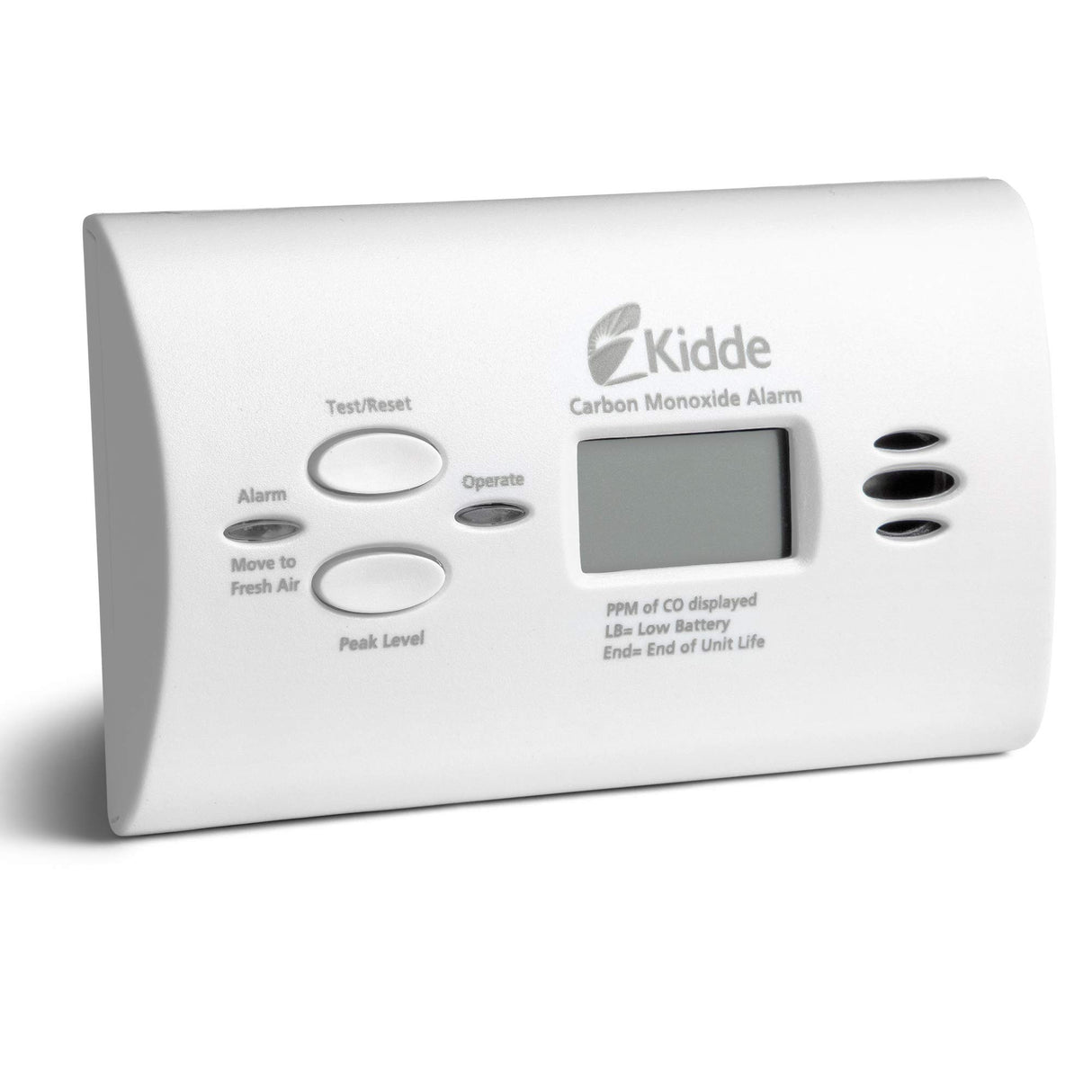 Kidde Hardwired Smoke & Carbon Monoxide Detector, AA Battery Backup, Interconnectable & Carbon Monoxide Detector, AA Battery Powered CO Alarm with LEDs, Test-Reset Button