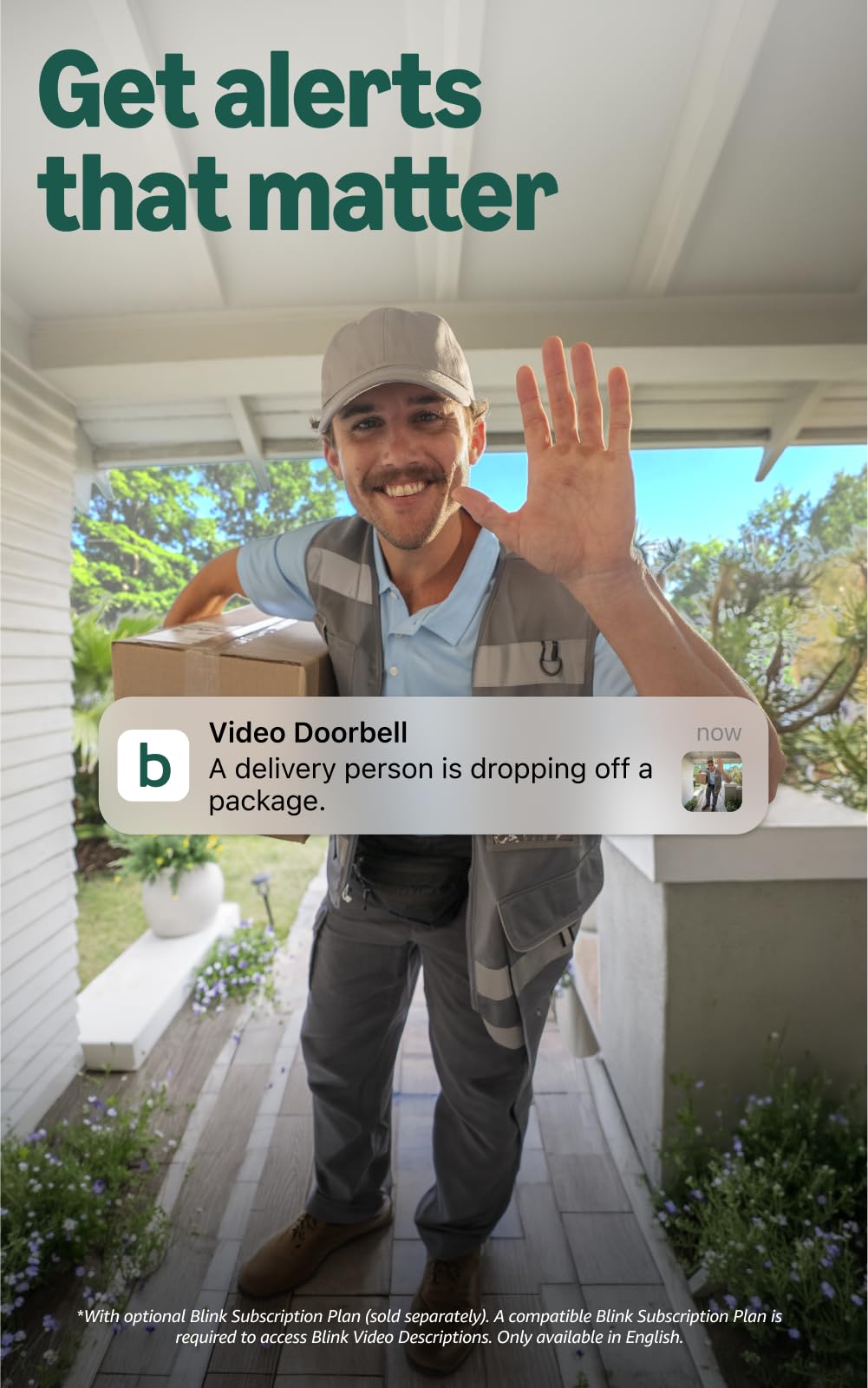 Introducing Blink Wired Doorbell 2K+ — Head-to-Toe 2K video doorbell, continuous hardwired power, pair with Alexa or Blink Chime (sold separately) required for in-home alerts
