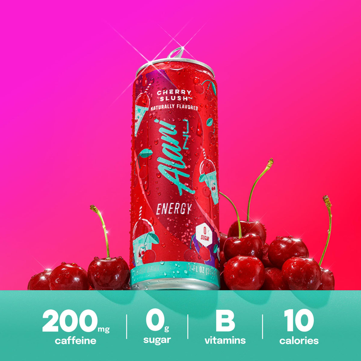 Alani Nu Cherry Slush Sugar Free Energy Drink (Pack of 12)