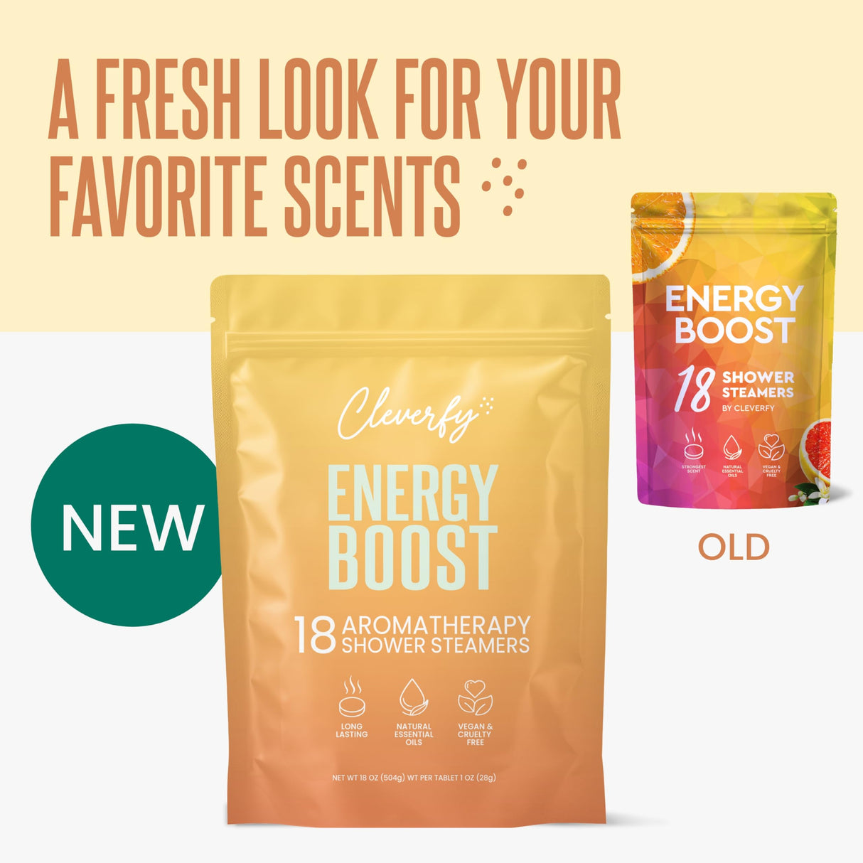 Cleverfy Citrus Shower Steamers Aromatherapy – Stocking Stuffers for Teen Girls, Women and Wife – Christmas Gifts for Teens and Women – White Elephant Gifts for Adults – 18 Tablets