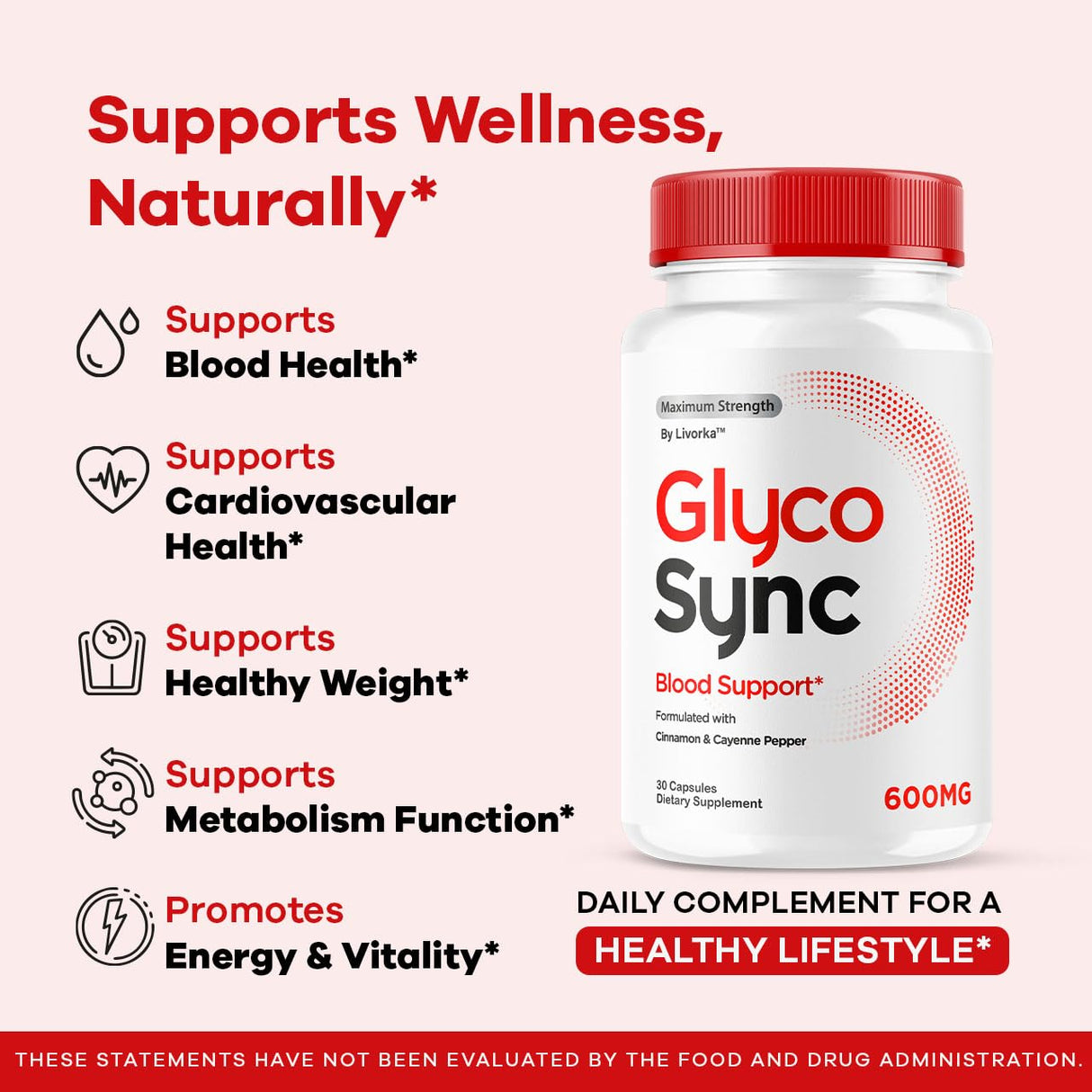 Glyco Sync Capsules - Official Glyco Sync Advanced Supplement Pills, All Natural GlycoSync Balance Support for Health & Wellness, Glyco Synk Premium Formula Review, 30 Capsules for 1 Month