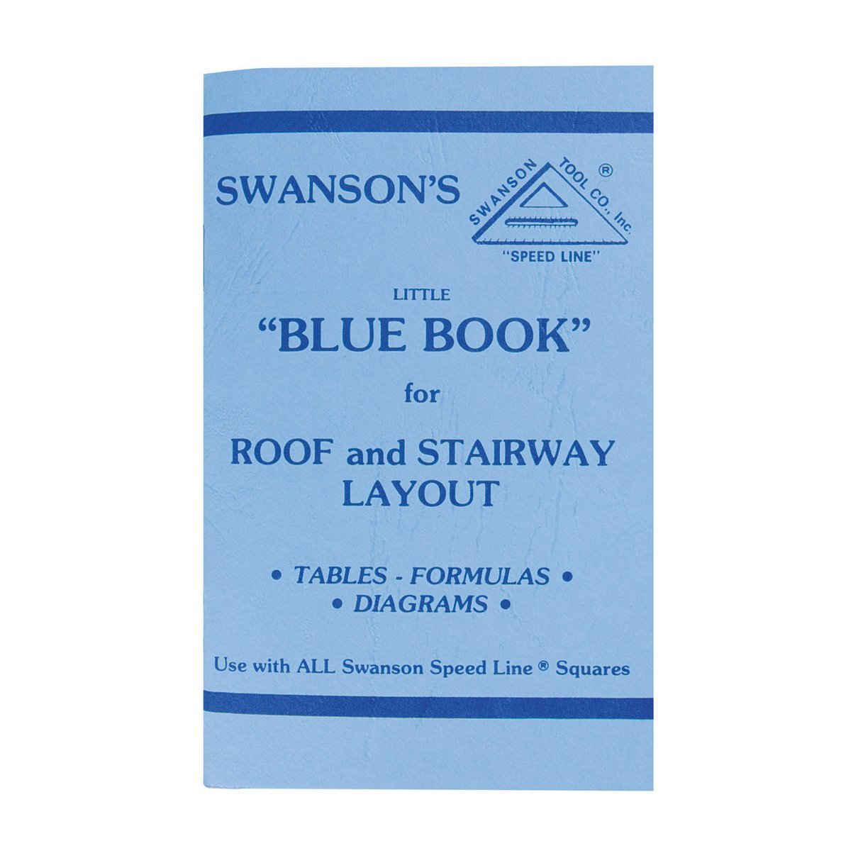 Swanson Tool Co S0107 "Big 12" 12-Inch Speed Square Layout Tool with Blue Book
