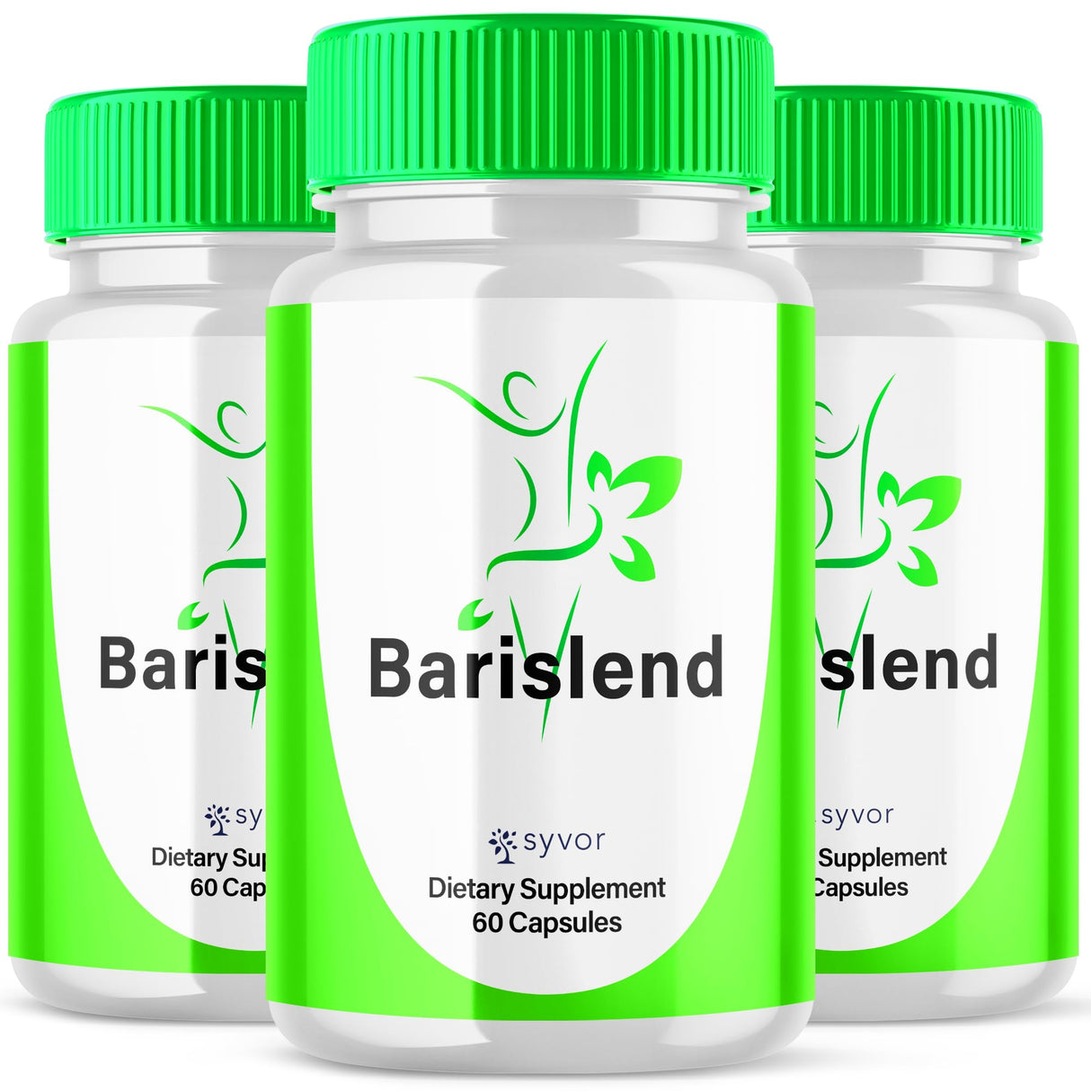 (3 Pack) Barislend Capsules, Official Barislend Pink Salt Pills with All Natural Ingredients, Bari-Slend Advanced Formula Vitamin Pills for Health and Wellness Support for Men and Women (180 Capsules)