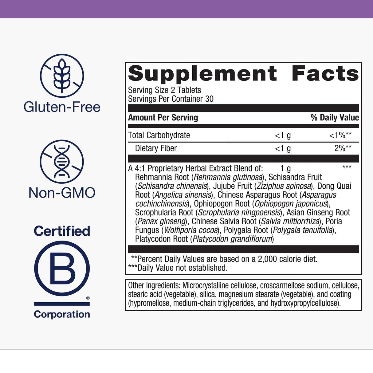 Metagenics Serenagen, Traditional Herbal Stress Management Formula with Asian Ginseng Root to Help Adjust to Stressful Environmental Challenges - 60 Tablets