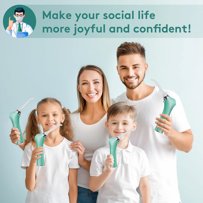 ALITAKE Electronic Vacuum Tonsil Stone Remover - Tonsil Stone Removal Kit with Built-in LED Light & 3 Suction Mode - Fight Bad Breath Oral Irrigator & 5X Magnifying Mirror for Tonsil Stone Removal - Green