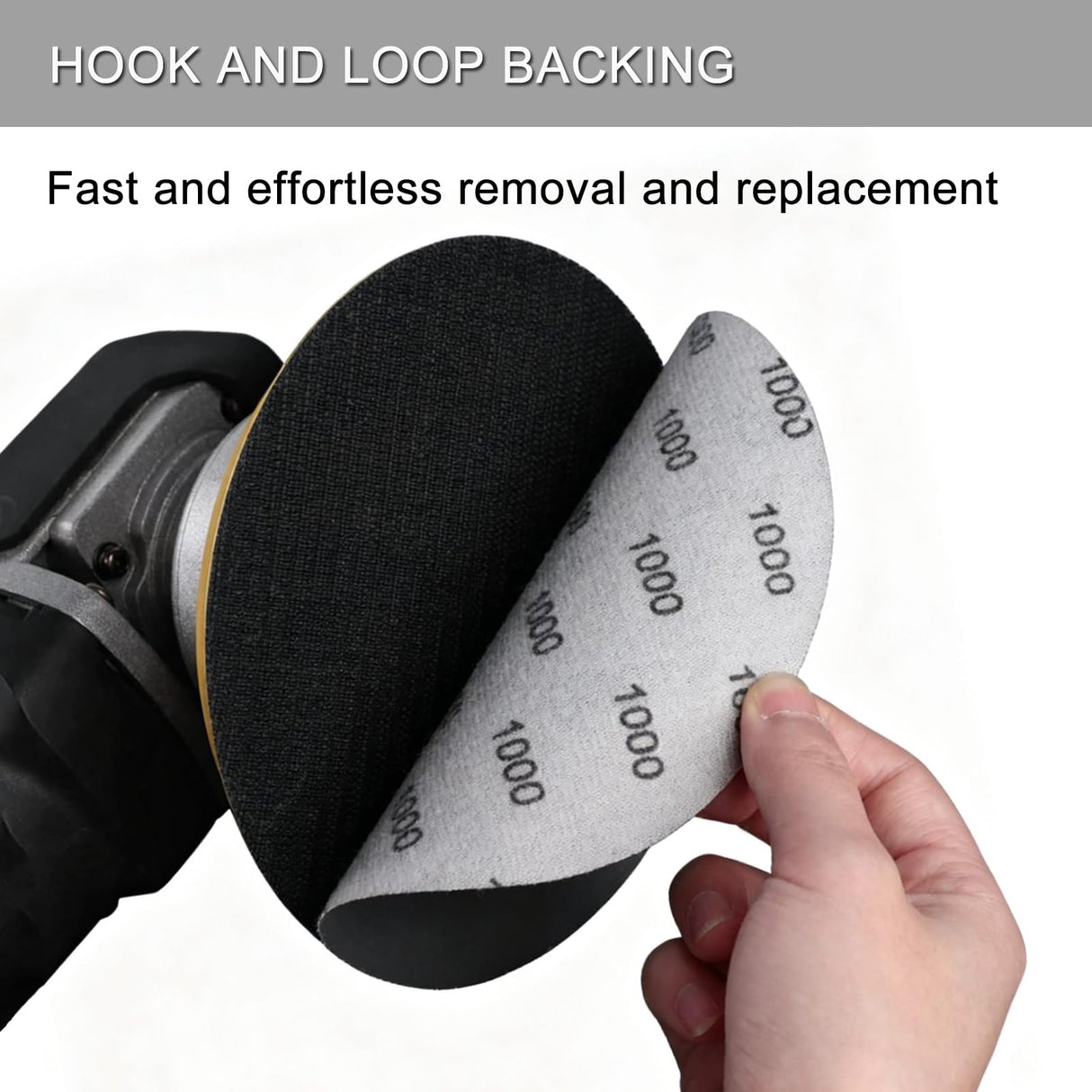 6 Inch 50 Pcs Wet Dry Sanding Discs Hook and Loop, 10000 Grit Sandpaper Automotive Wood Metal Polishing & Sanding, Silicon Carbide Sand Paper for Random Orbital Sander (Grit 10000)