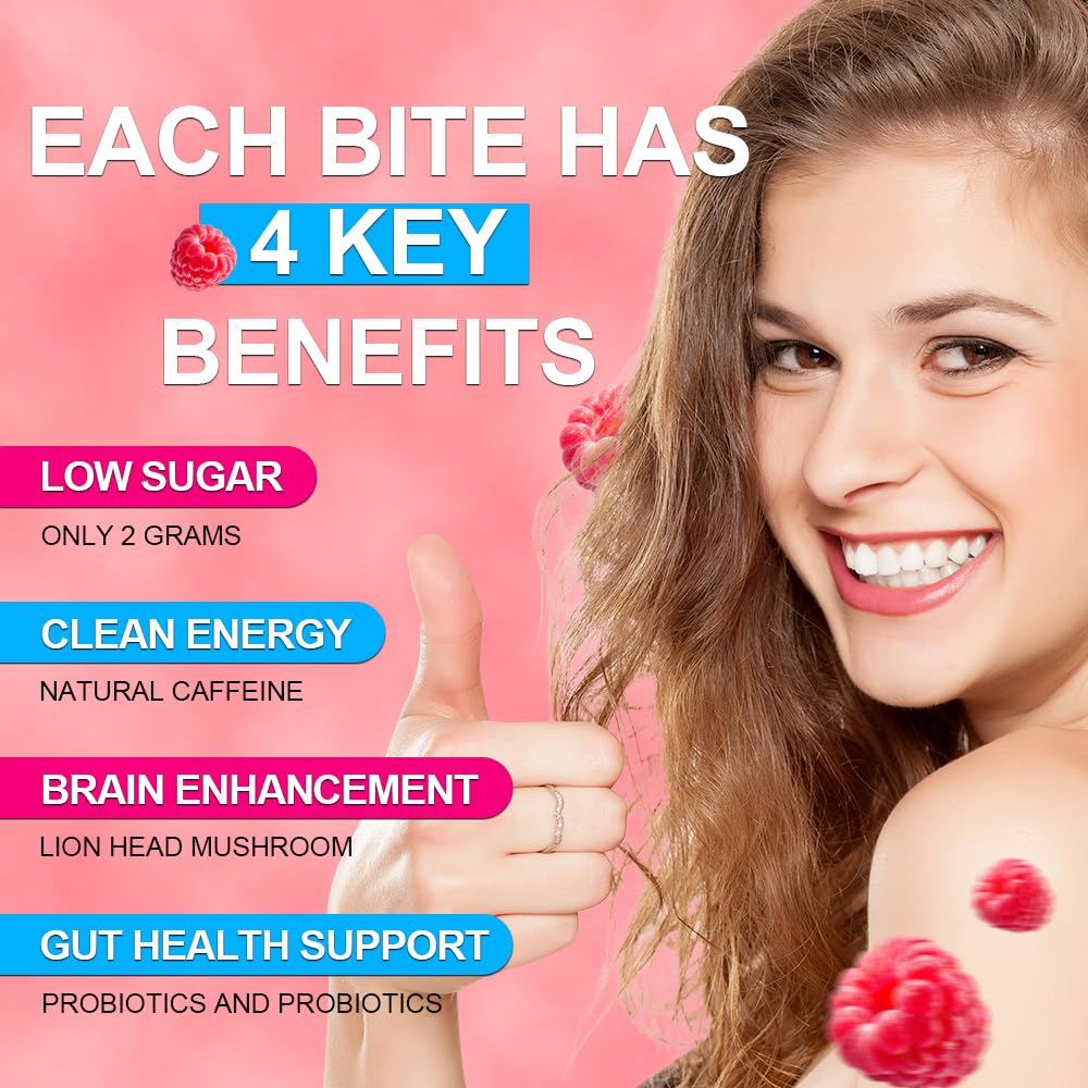 Zoone Super Yerba Mate Instant Tea Powder with Prebiotics & Probiotics - Raspberry Lemonade Flavor for Gut Health, Energy Boost & Focus - 30 Servings Packets