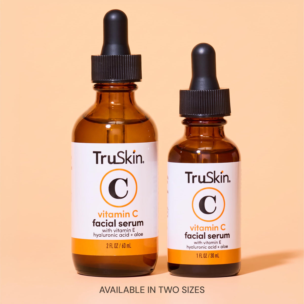 TruSkin Brightening Vitamin C Serum for Face with Hyaluronic Acid - 2 fl oz