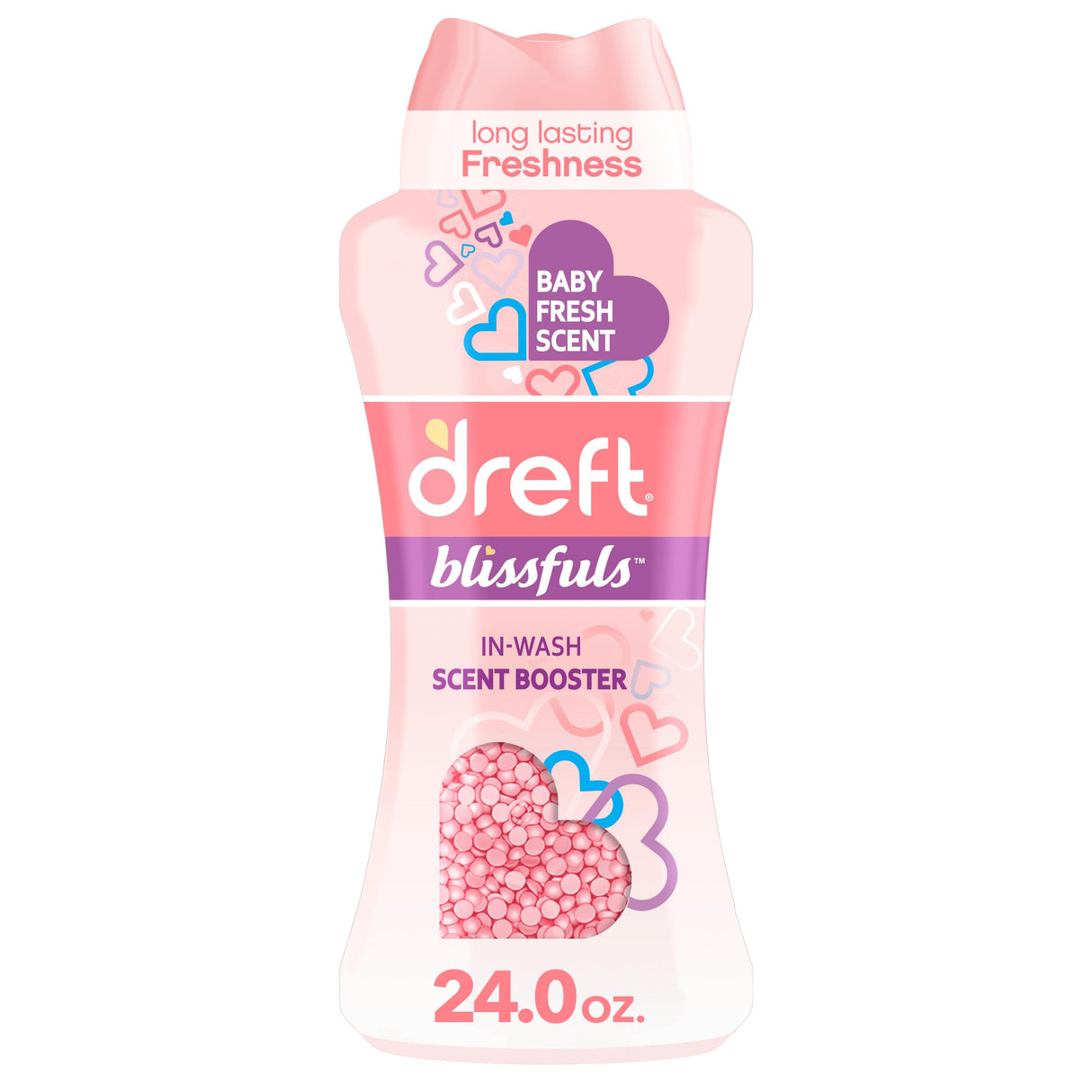Dreft Blissfuls In-Wash Laundry Scent Booster Beads, Baby Fresh Scent, 24 oz, Baby Laundry, Laundry Scent Boosters, Scent Booster Beads