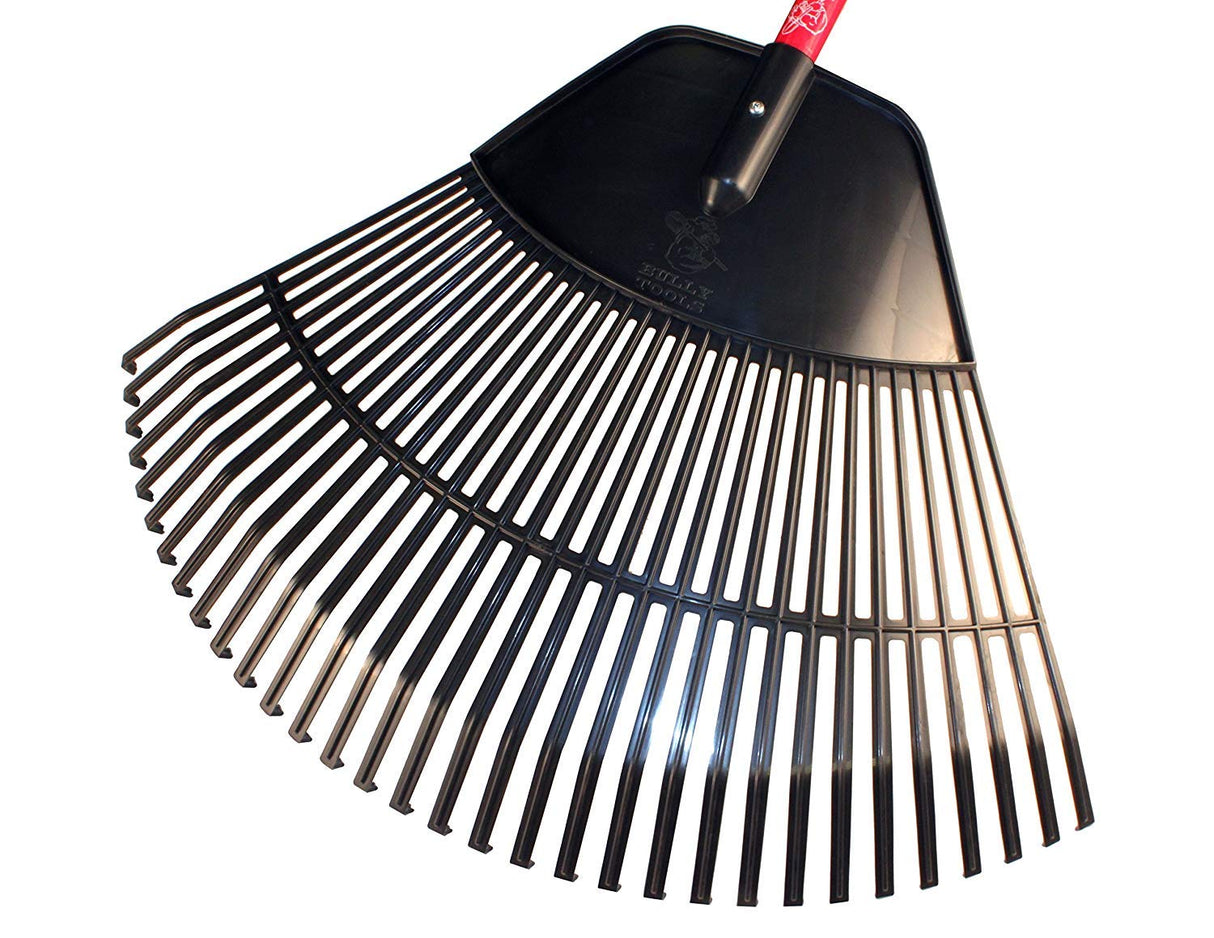 Bully Tools 26-32 Lightweight Polypropylene Tine Leaf Rake, 30" Wide