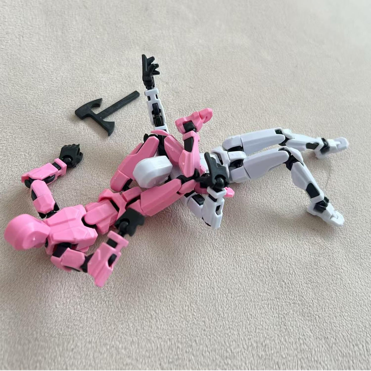 (Assembly Completed) 8 Packs Dummy13 Action Figure Set, 3D Printed ActionFigure Toy Gifts for Kids, Dummy 13,Robot 13 Action Figure Full Body Mechanical Doll Christmas Birthday Gift for Boys Girls