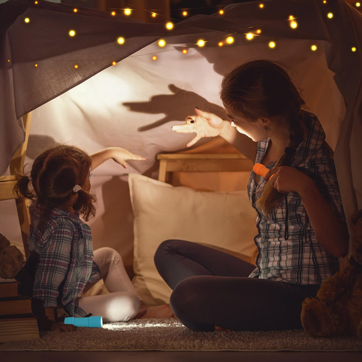 FASTPRO 10-Pack 9-LED Mini Flashlight Set with AAA Batteries Included