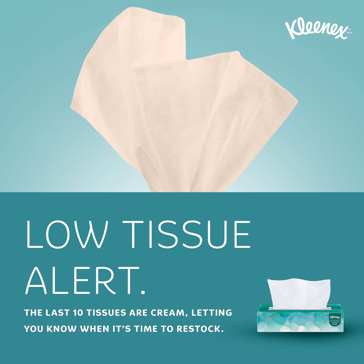 Kleenex Professional Facial Tissue, Bulk (21400), 2-Ply, White, Flat Boxed Format, Designed for Business (100 Tissues/Box, 36 Boxes, 3,600 Sheets/Case)