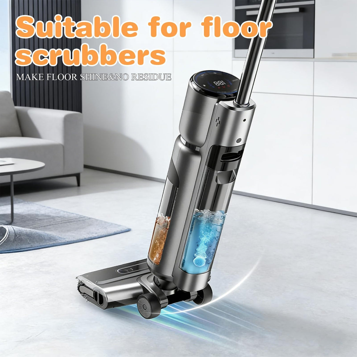 SOPAMI multi-effect floor cleaning tablets 24 Counts Lemon Scent