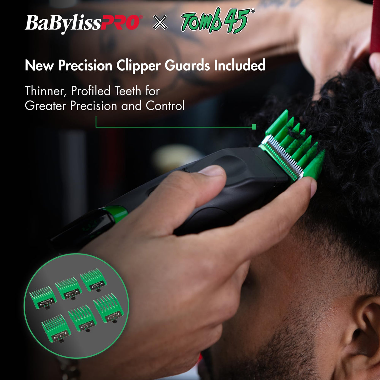BaBylissPRO x Tomb45 Wireless-Charging Hair Clipper for Men