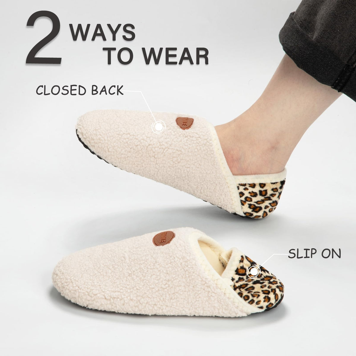 ATHMILE House Slippers for Women Men Indoor Barefoot House Shoes Soft Socks