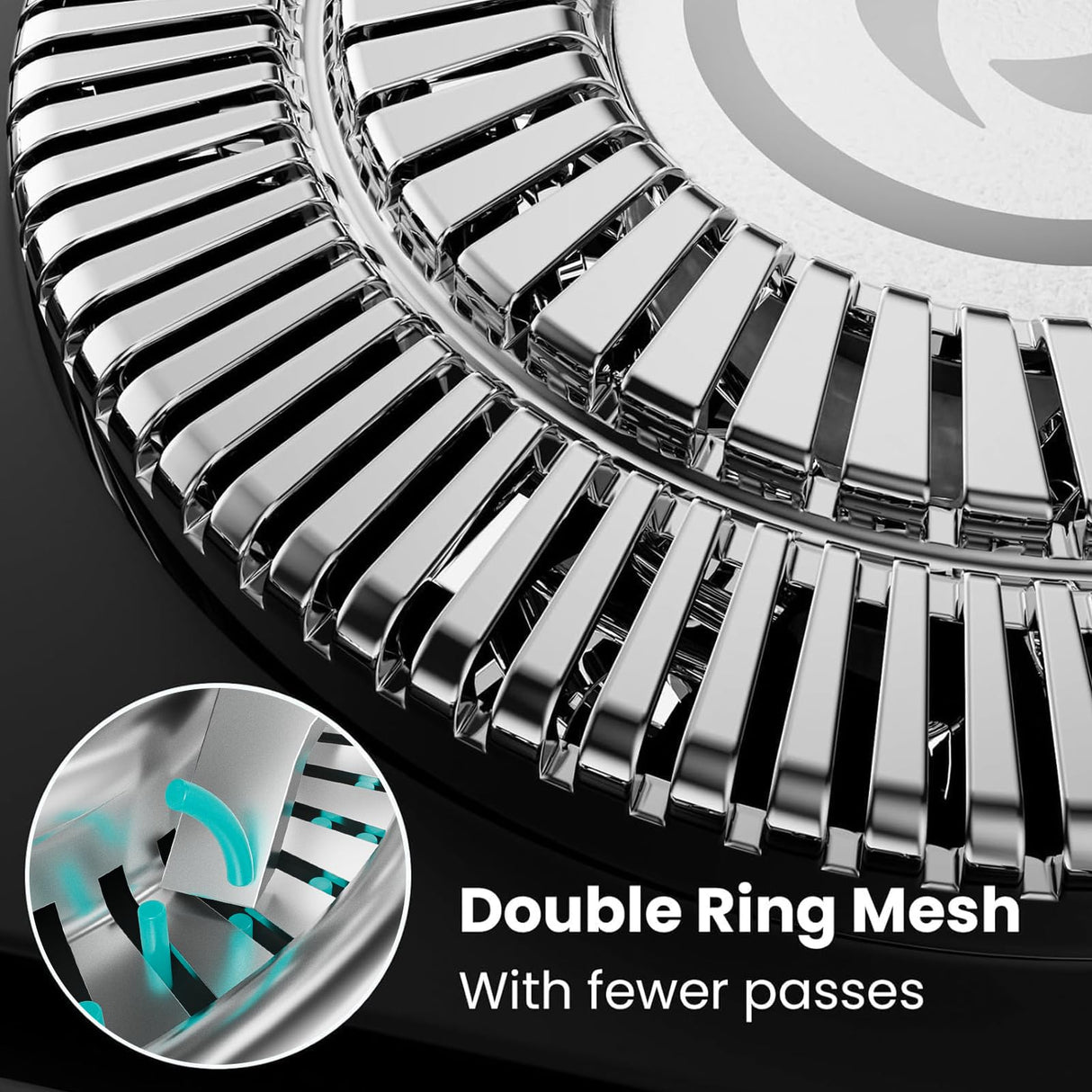 Electric Razor for Men Cordless: Wet/Dry Rotary Shaver Waterproof - USB Fast Charging & Sensitive Skin Care - Pop up Trimmer & Precision Blades