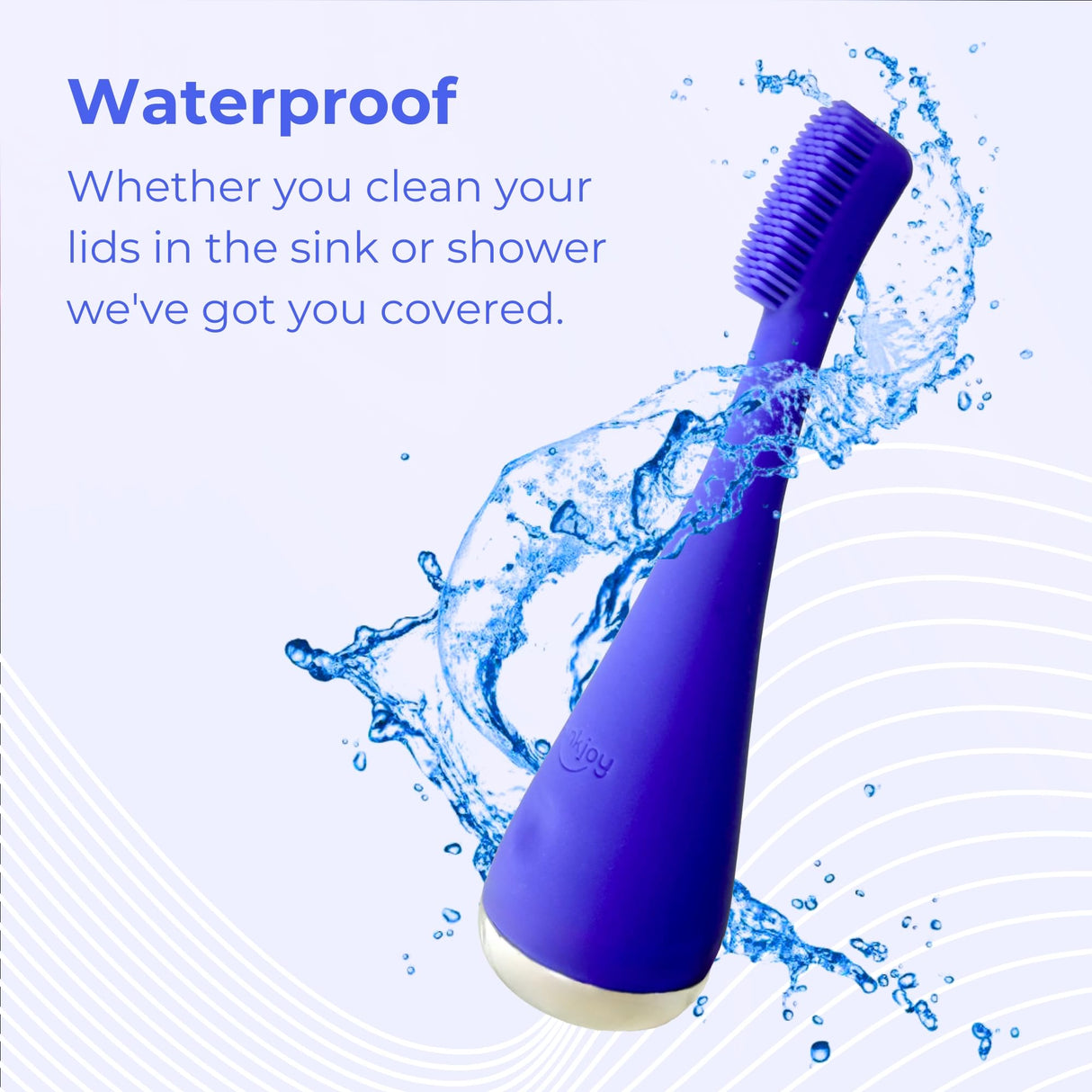 Blinkjoy Electric Eyelid Brush - Optometrist Approved for Managing Demodex, Blepharitis, and Dry Eyes - Gently removes dirt, oil, and makeup to support healthier lid hygiene