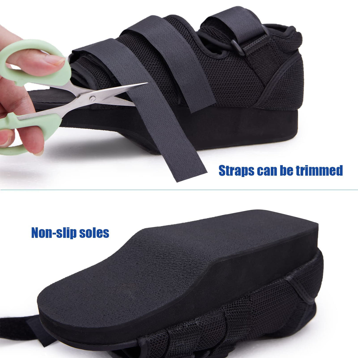 GHORTHOUD Post op Shoes for Broken Toe Surgery Forefoot Offloading Healing Boot Post Surgical Wedge Foot Splint for Surgery for Men and Women (Medium)