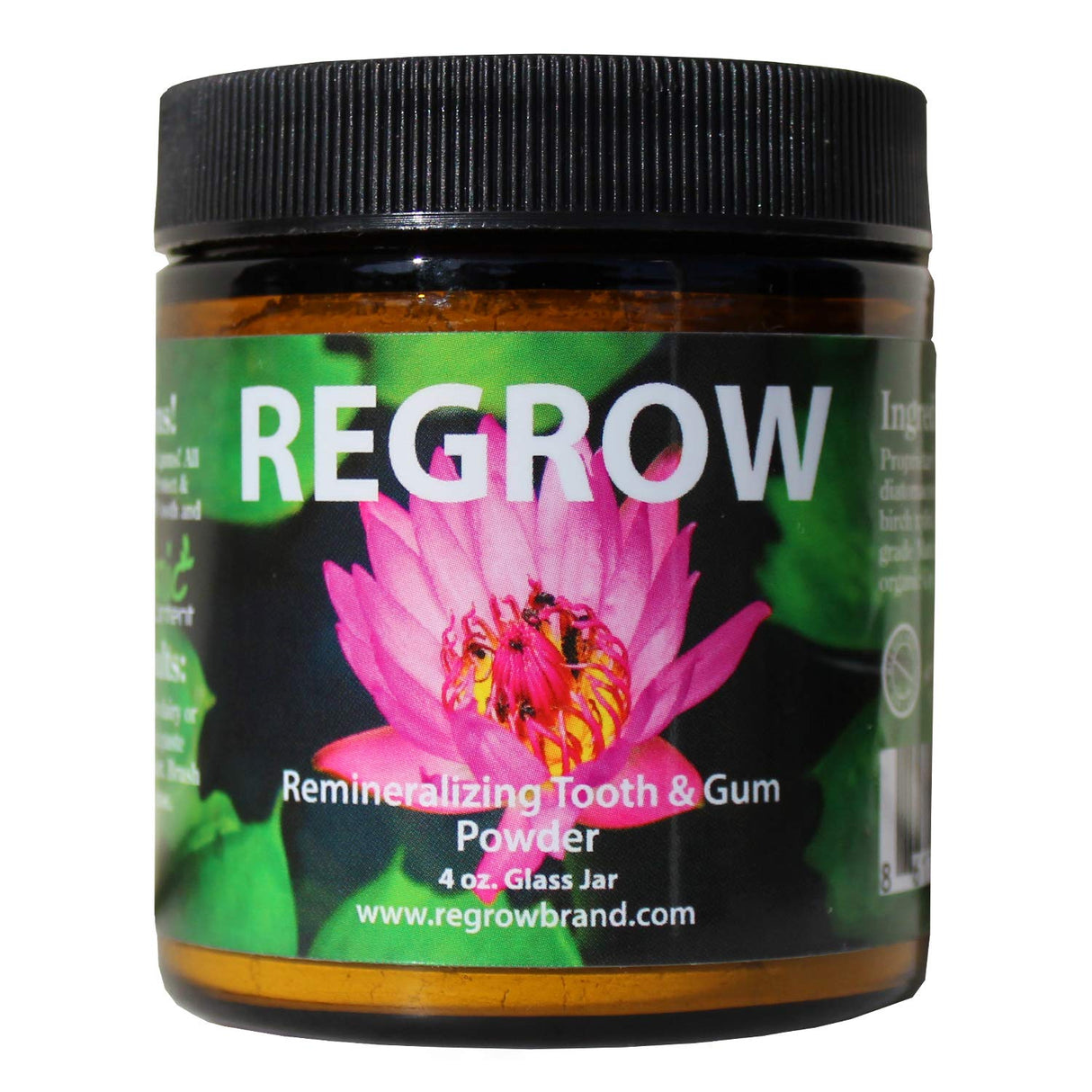 REGROW Remineralizing Tooth Powder - Stop Sensitive Teeth and Gums - Whiter Teeth Naturally - Cleans, Heals, & Protects Teeth and Gums