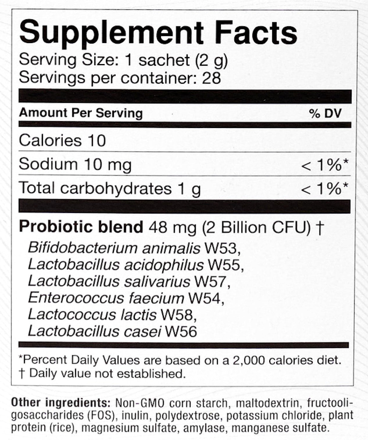OMNi BiOTiC Balance Probiotic Immune Support - Bifidobacterium & Lactobacillus - Hypoallergenic - Immune Booster Supplement for Men and Women - Non-GMO (28 Daily Packets)