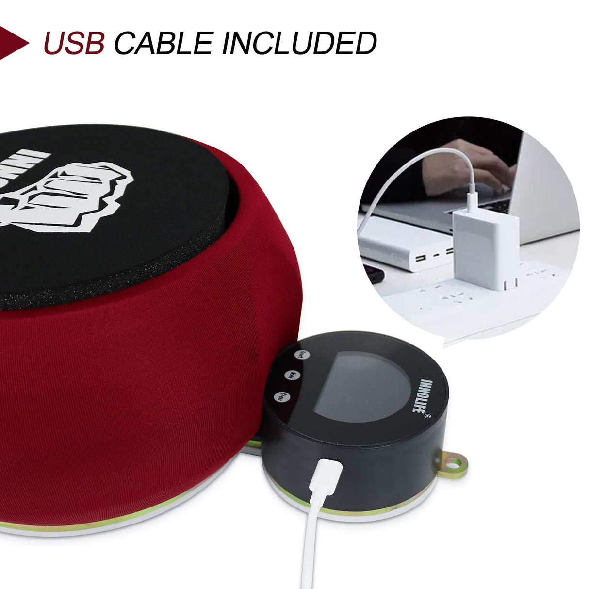 INNOLIFE Boxing Force Measurement Device,Professional Boxing Dynamometer with Punching Pad for Boxing Enthusiast-Force Withstand 1543 Lbs…