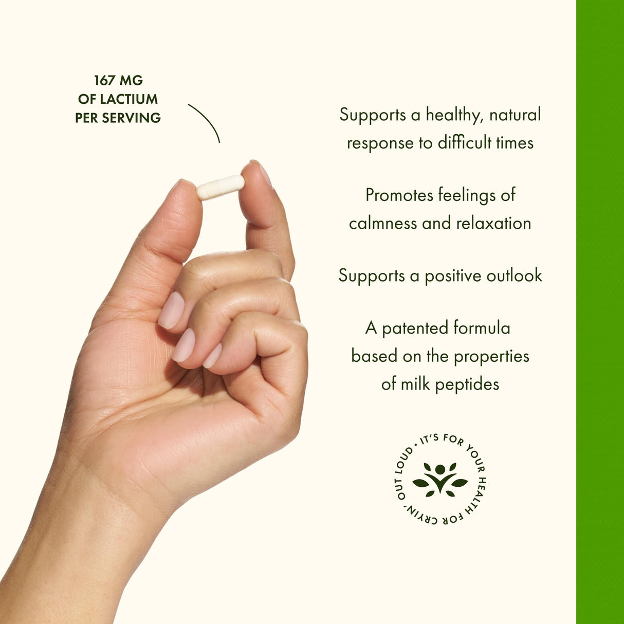 Swanson Women's Anti-Stress Formula (Lactium) - Helps Counter Stress, Promotes Relaxation and Sleep Support - (60 Capsules, 167mg) 1 Pack