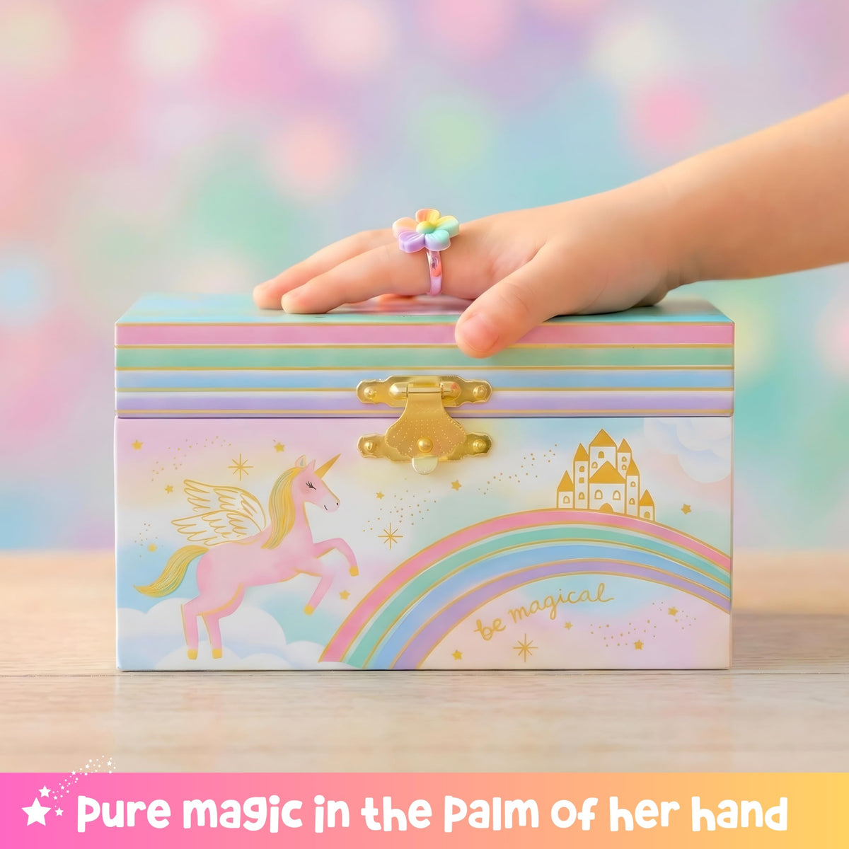 Giggle & Honey® Musical Unicorn Jewelry Box for Girls