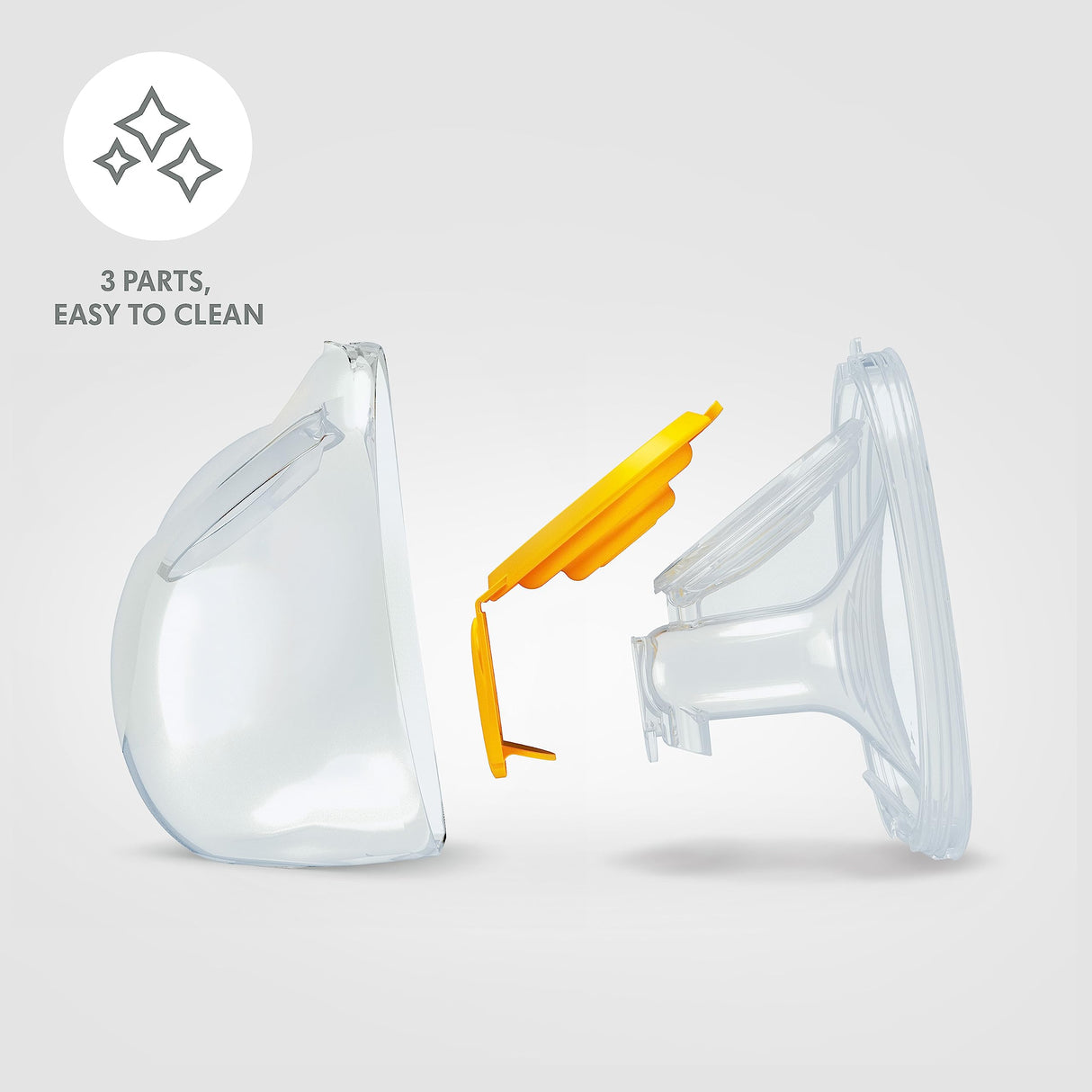 Medela Hands-Free Collection Cups, Compatible with Freestyle Flex, Pump in Style with MaxFlow, and Swing Maxi Electric Breast Pumps, 1 Set of 2 Cups